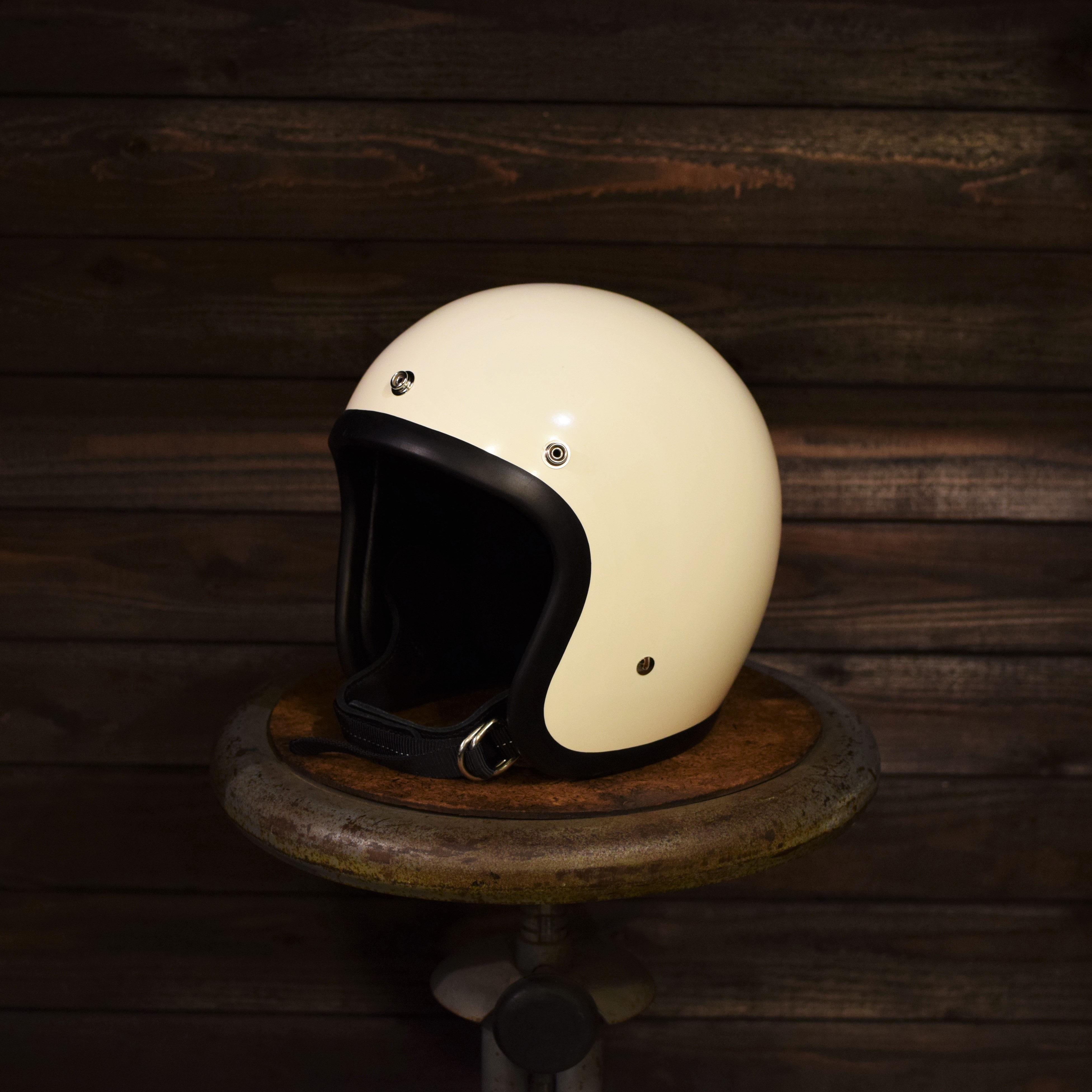 OCEAN BEETLE×AT-DIRTY/別注LAC JET HELMET (IVORY)