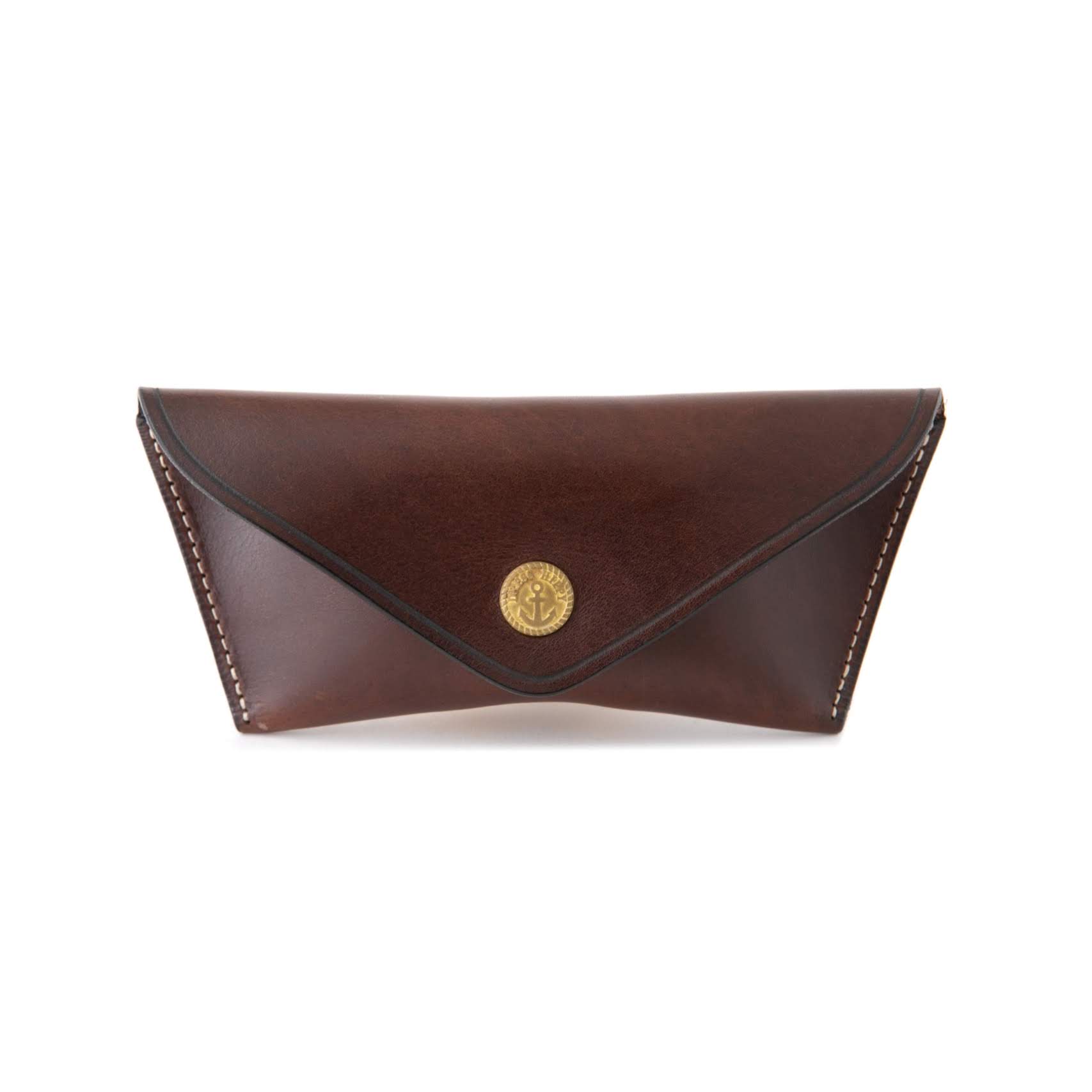 DRESS HIPPY/LEATHER EYEWEAR CASE (BROWN)