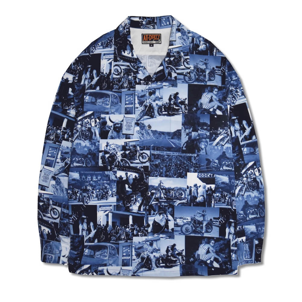 AT-DIRTY/STURGIS ’91 L/S SHIRT (BLUE)