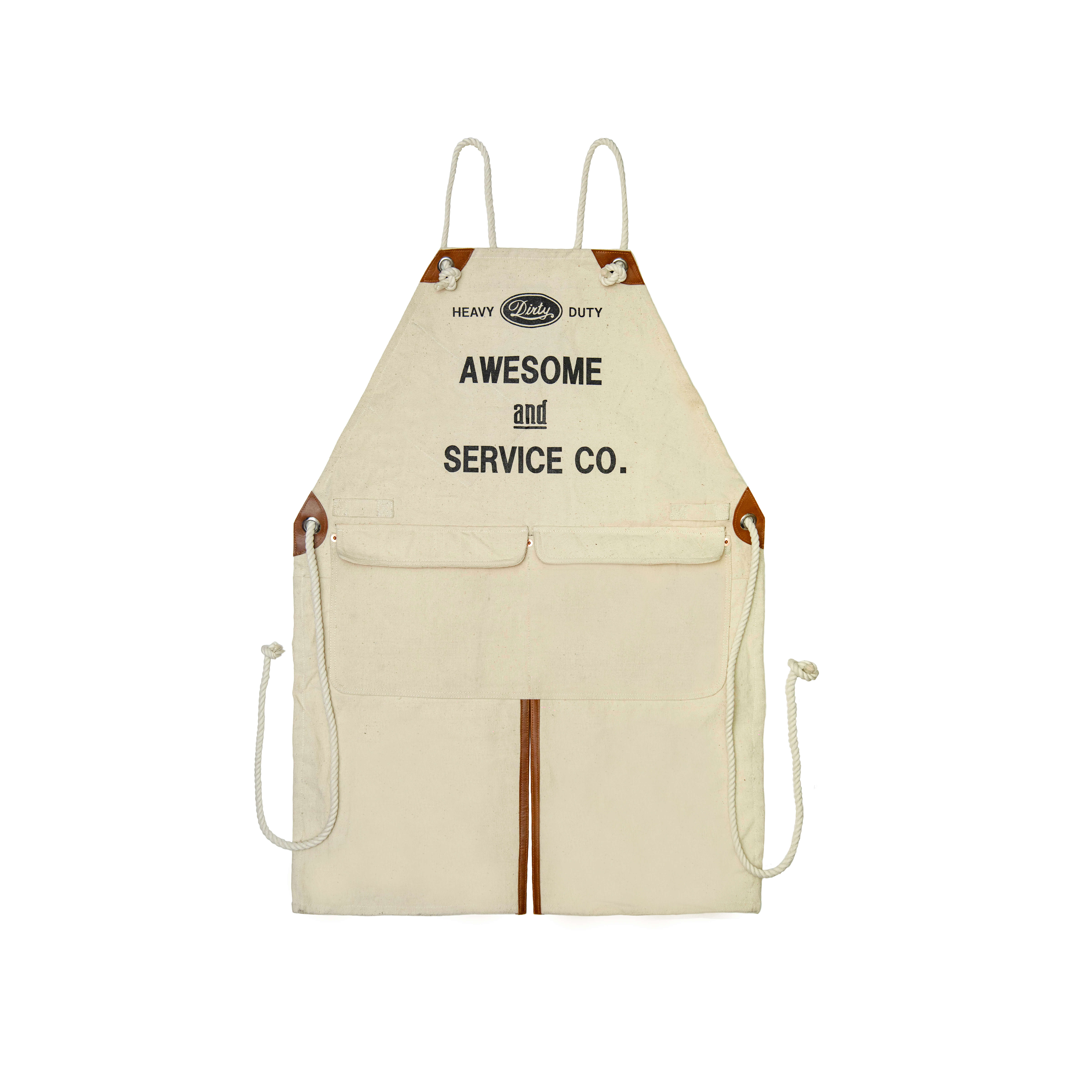 AT-DIRTY/HEAVY APRON (NATURAL)
