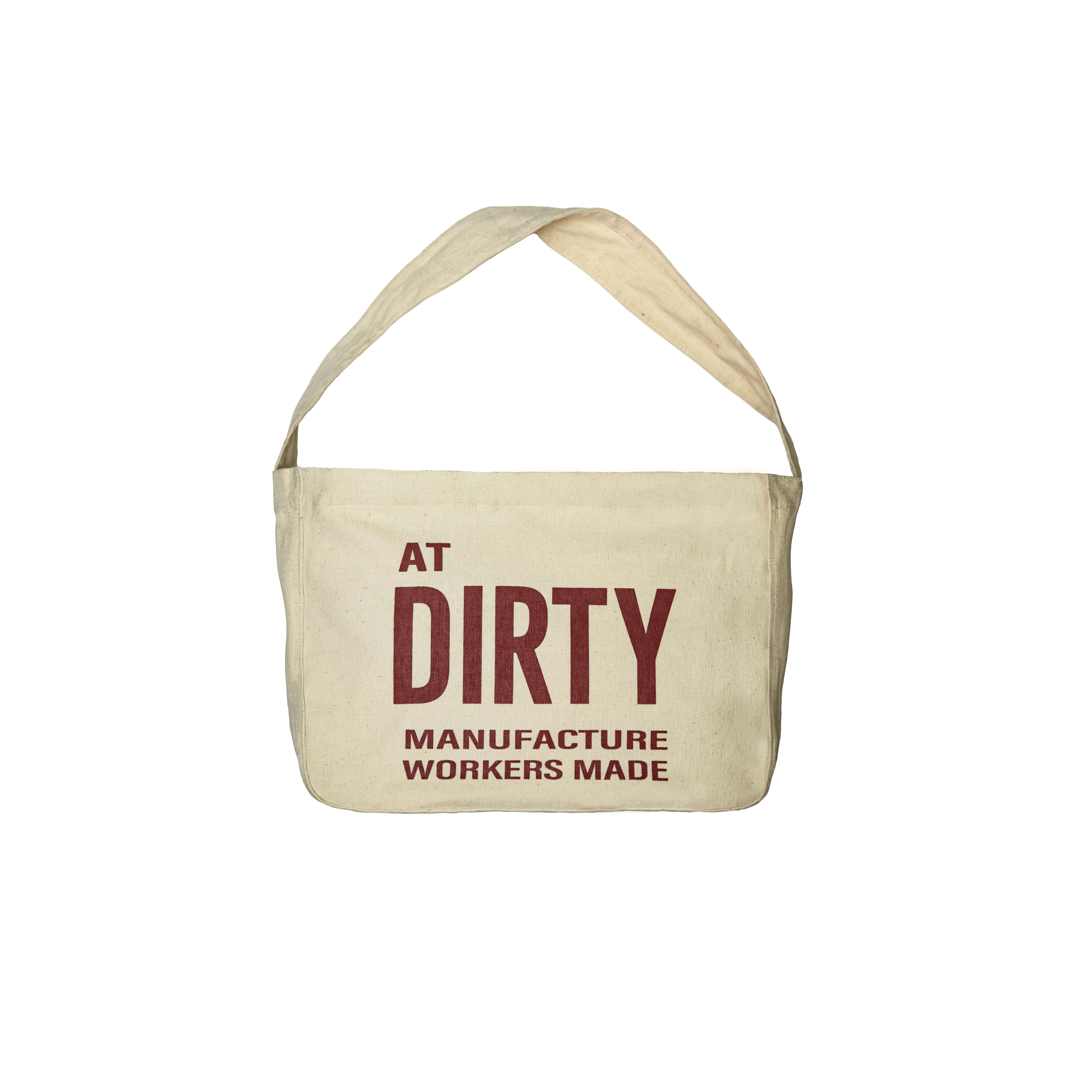 AT-DIRTY/NEWS PAPER BAG (NATURAL)