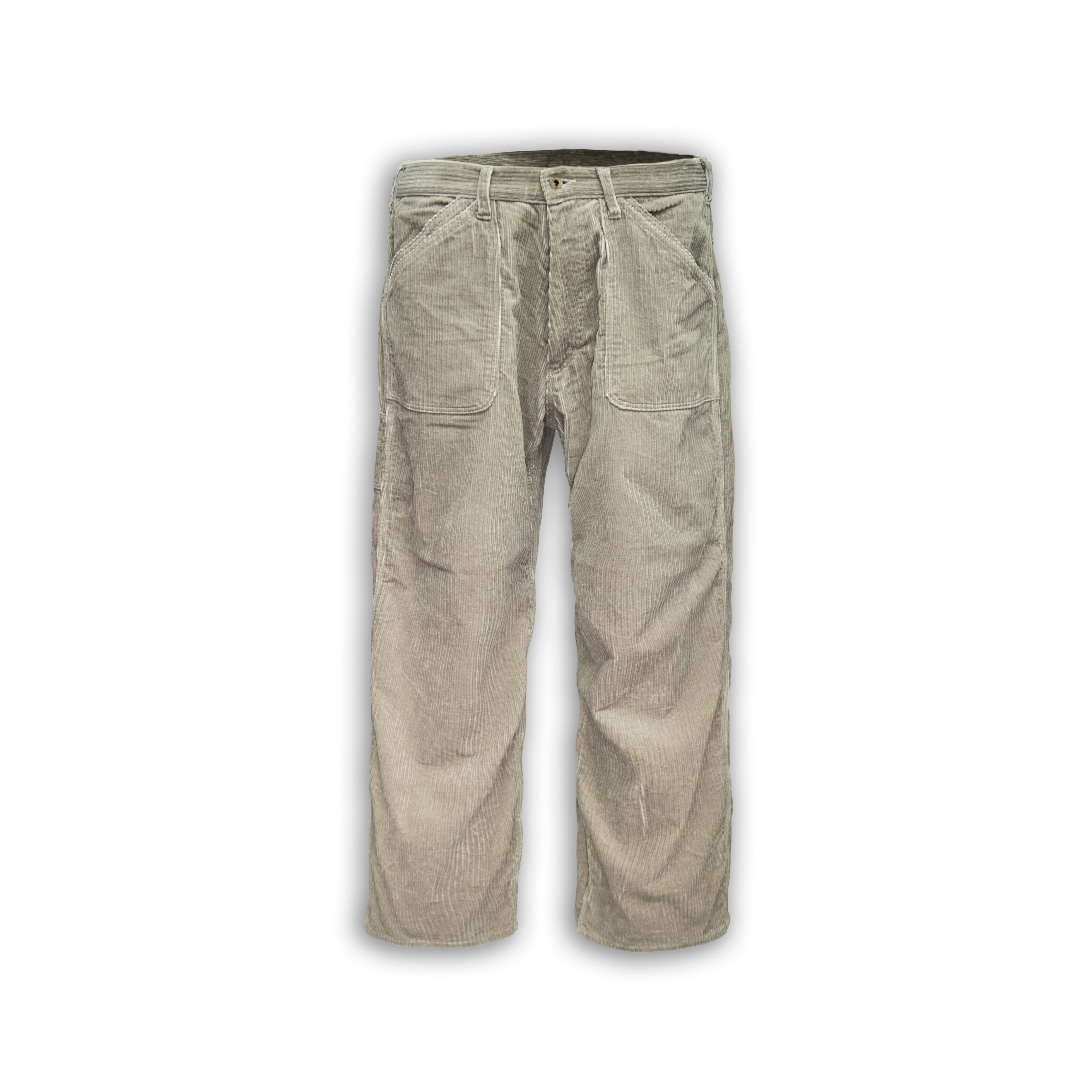 AT-DIRTY/WORKERS PANTS CORDUROY(LIGHT BEIGE)