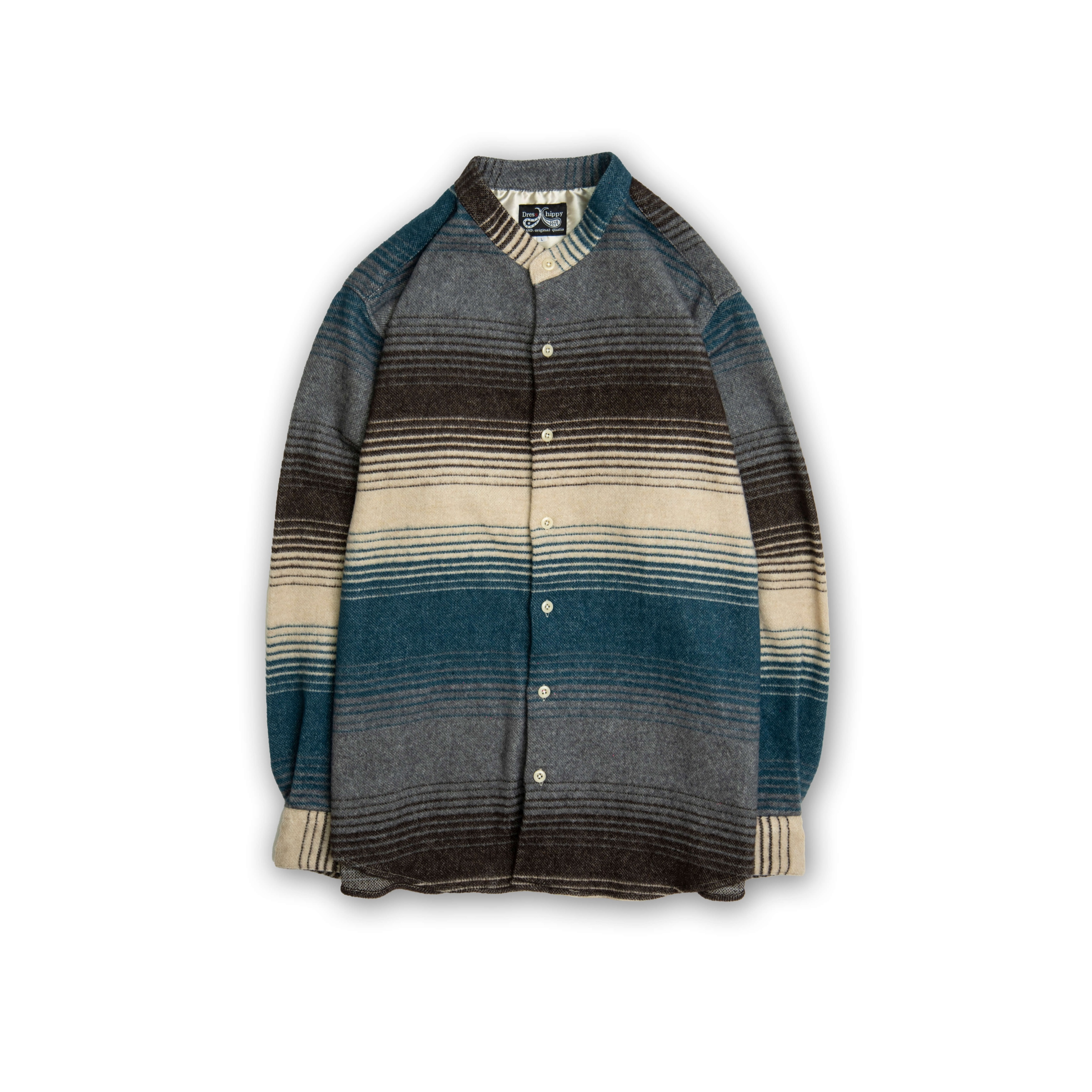 DRESS HIPPY/MEXICAN STAND L/S SHIRT (BLUE)