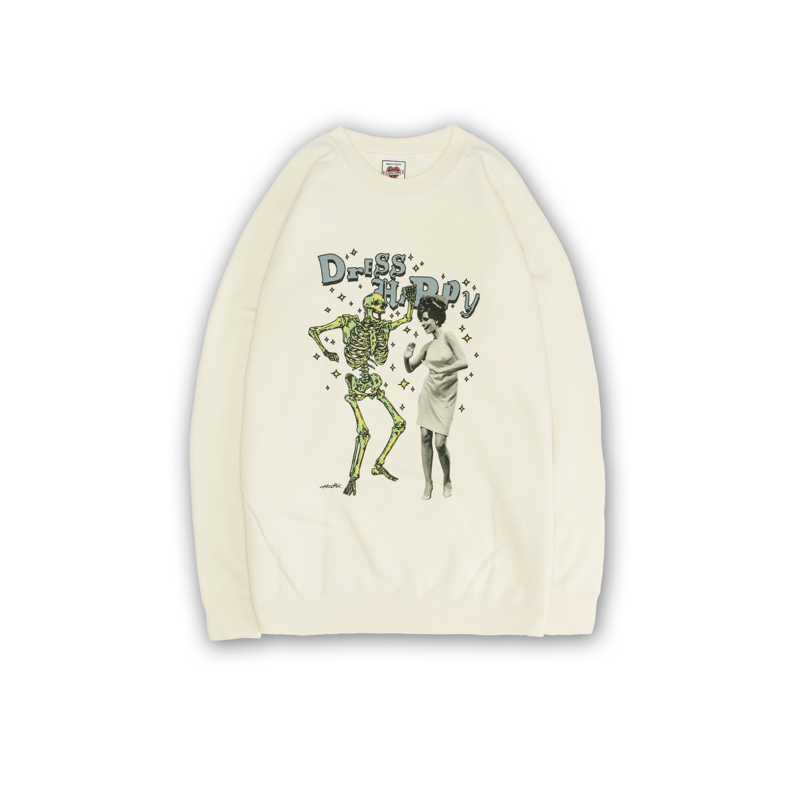 DRESS HIPPY/SKULL DANCE SWEAT (NATURAL)