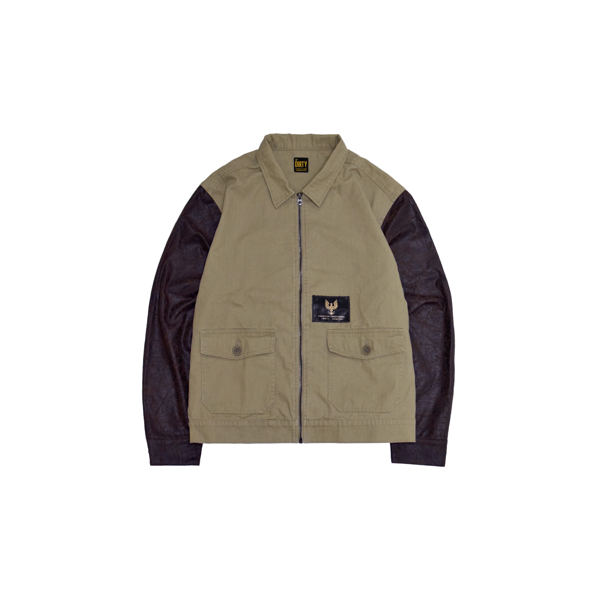 AT-DIRTY/ATD CUSTOM FLIGHT JACKET (BEIGE)