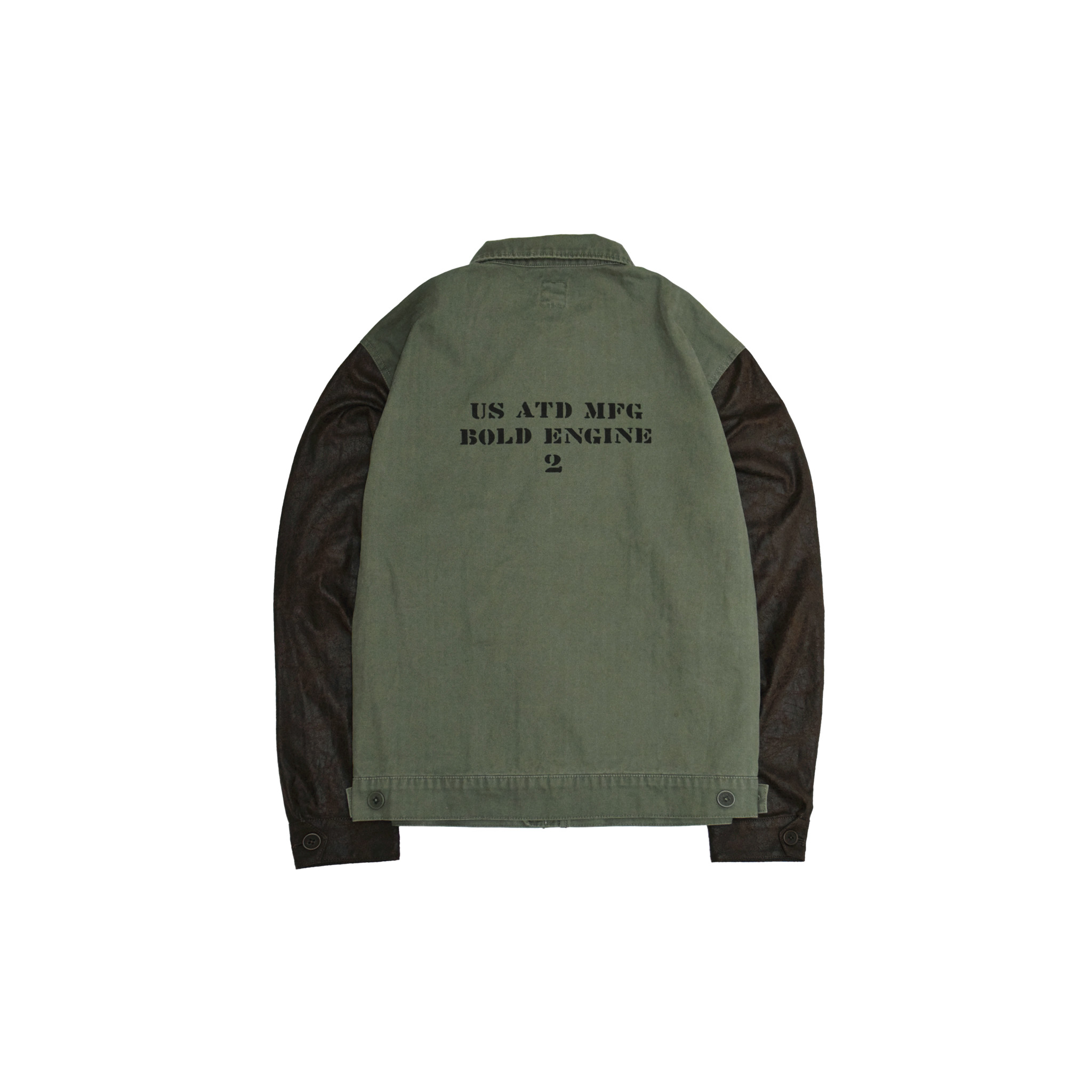 AT-DIRTY/ATD CUSTOM FLIGHT JACKET (OLIVE)