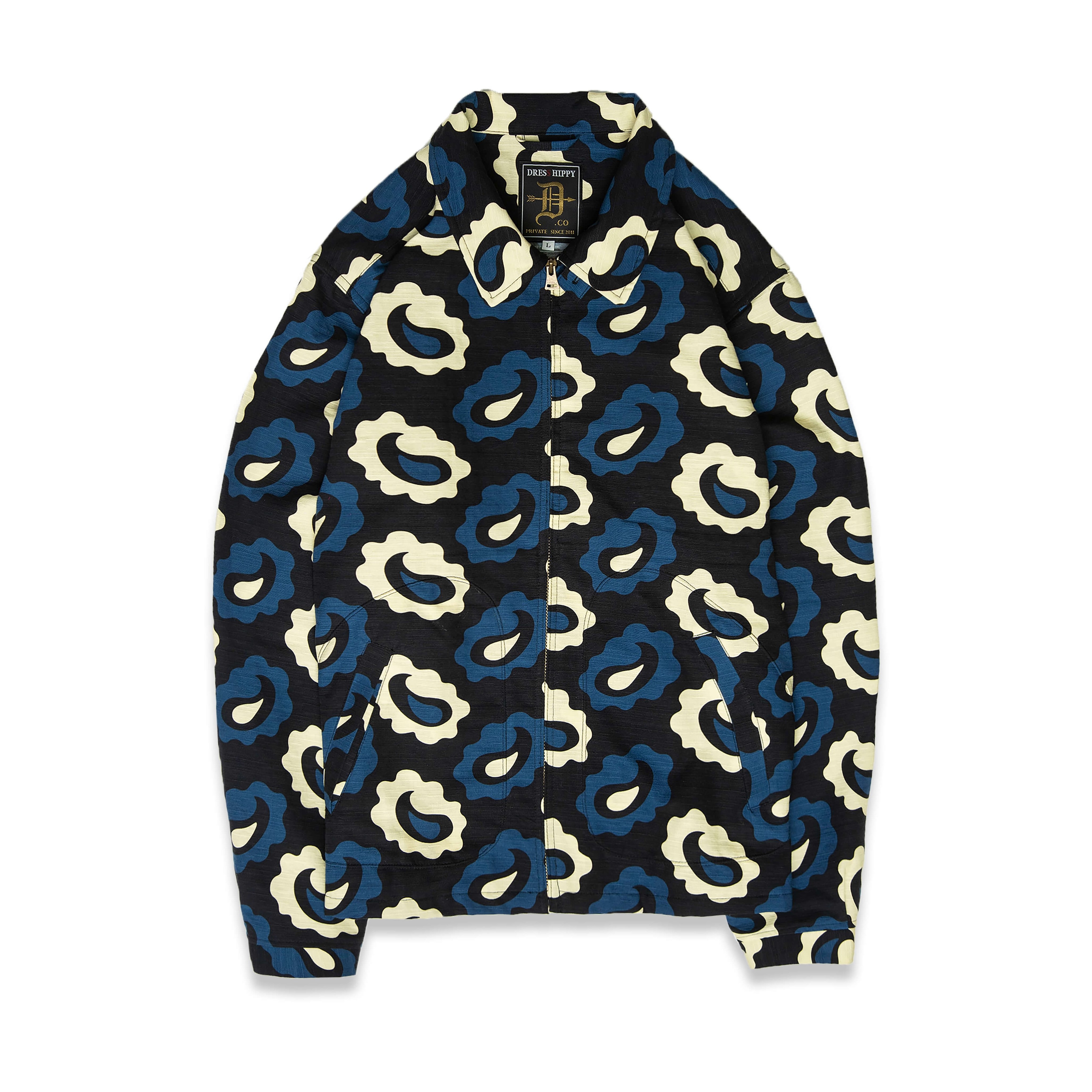 DRESS HIPPY/DH-SWING PAISLEY JACKET (BLUE)