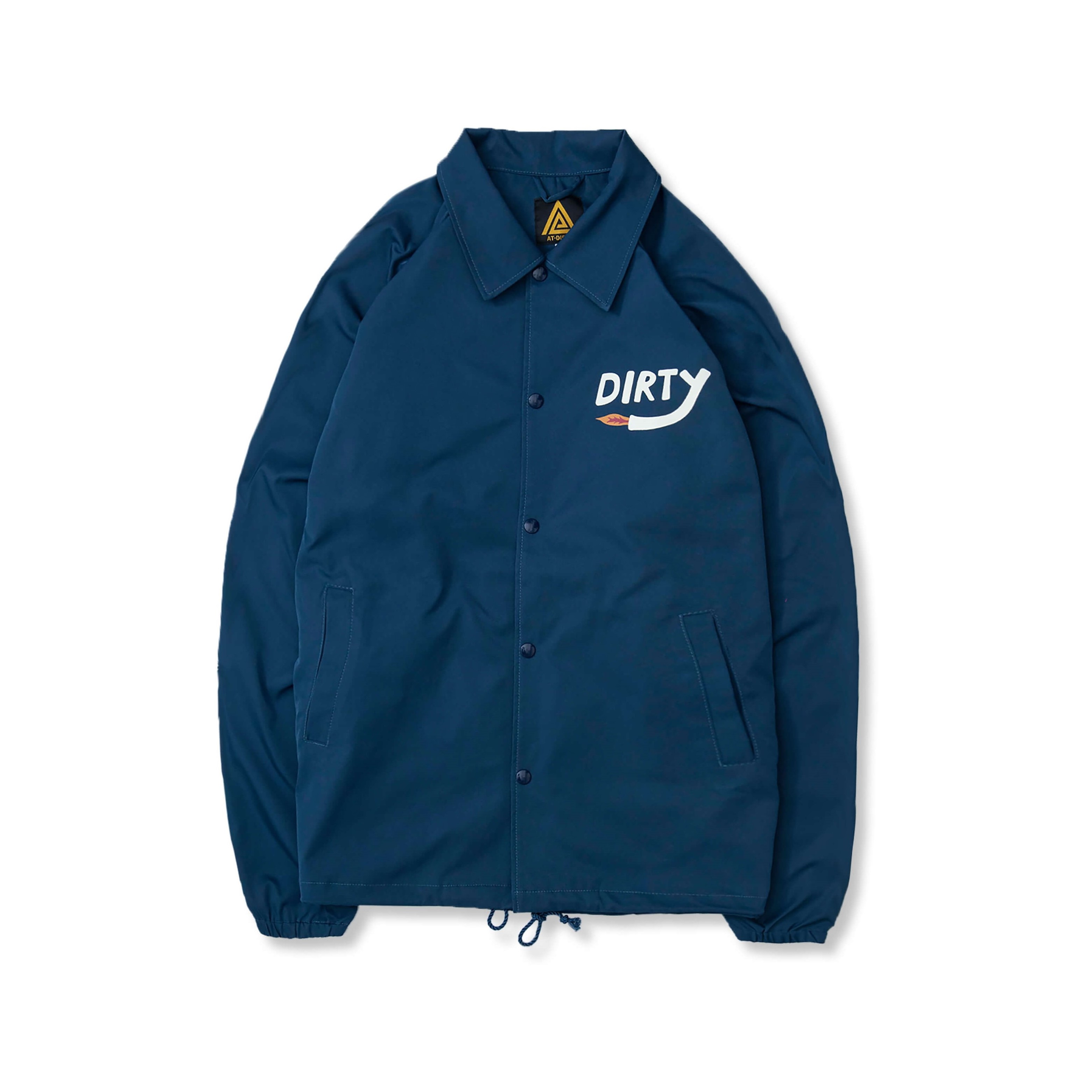 AT-DIRTY/DIRTY FIRE COACH JACKET (NAVY)