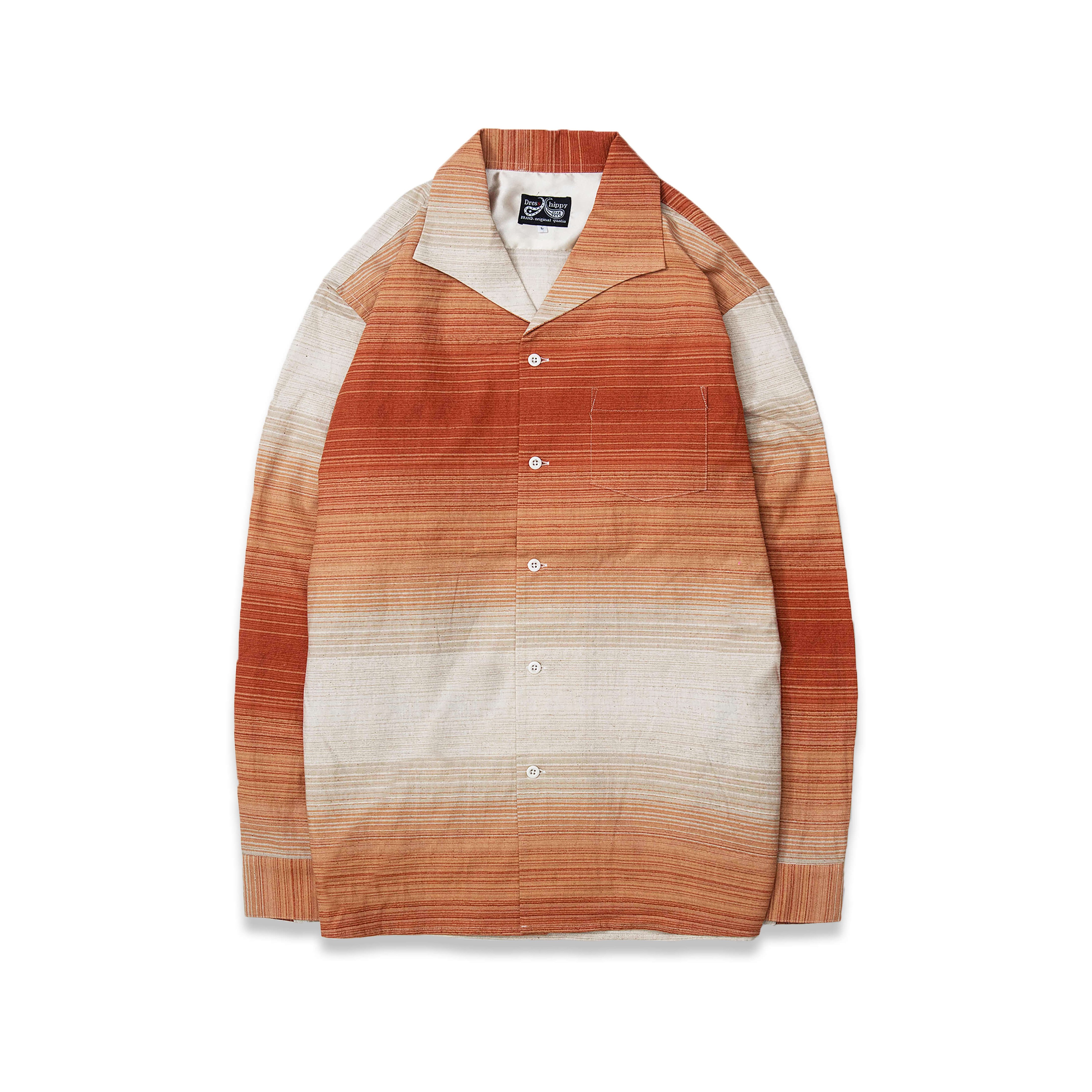 DRESS HIPPY/MEXICAN BORDER L/S SHIRT (ORANGE)