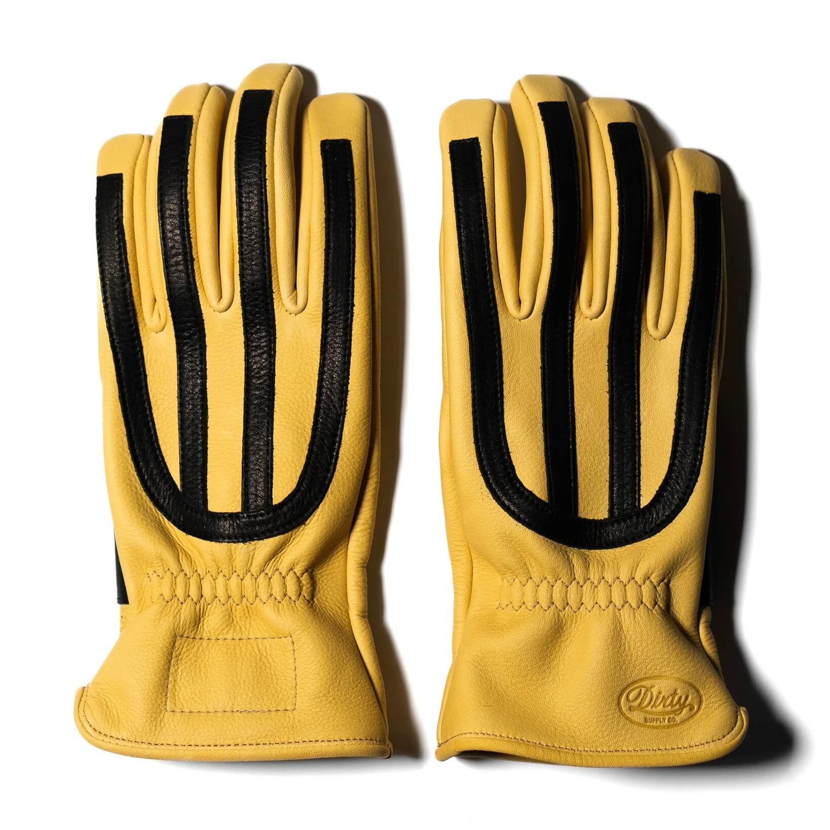 AT-DIRTY/ATD MOTO GLOVES (BLACK×YELLOW)