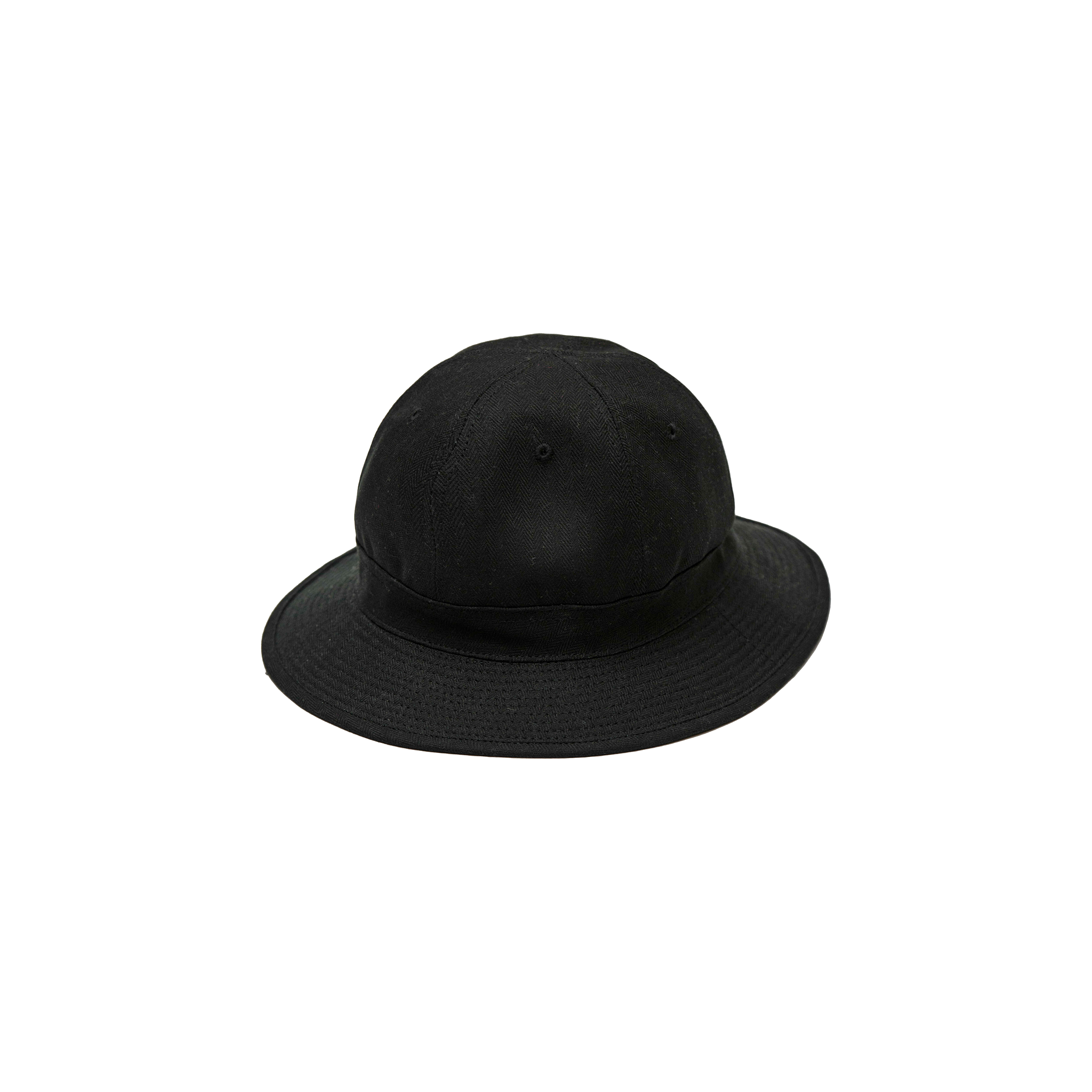 AT-DIRTY/FATIGUE HAT -HERRINGBONE- (BLACK)