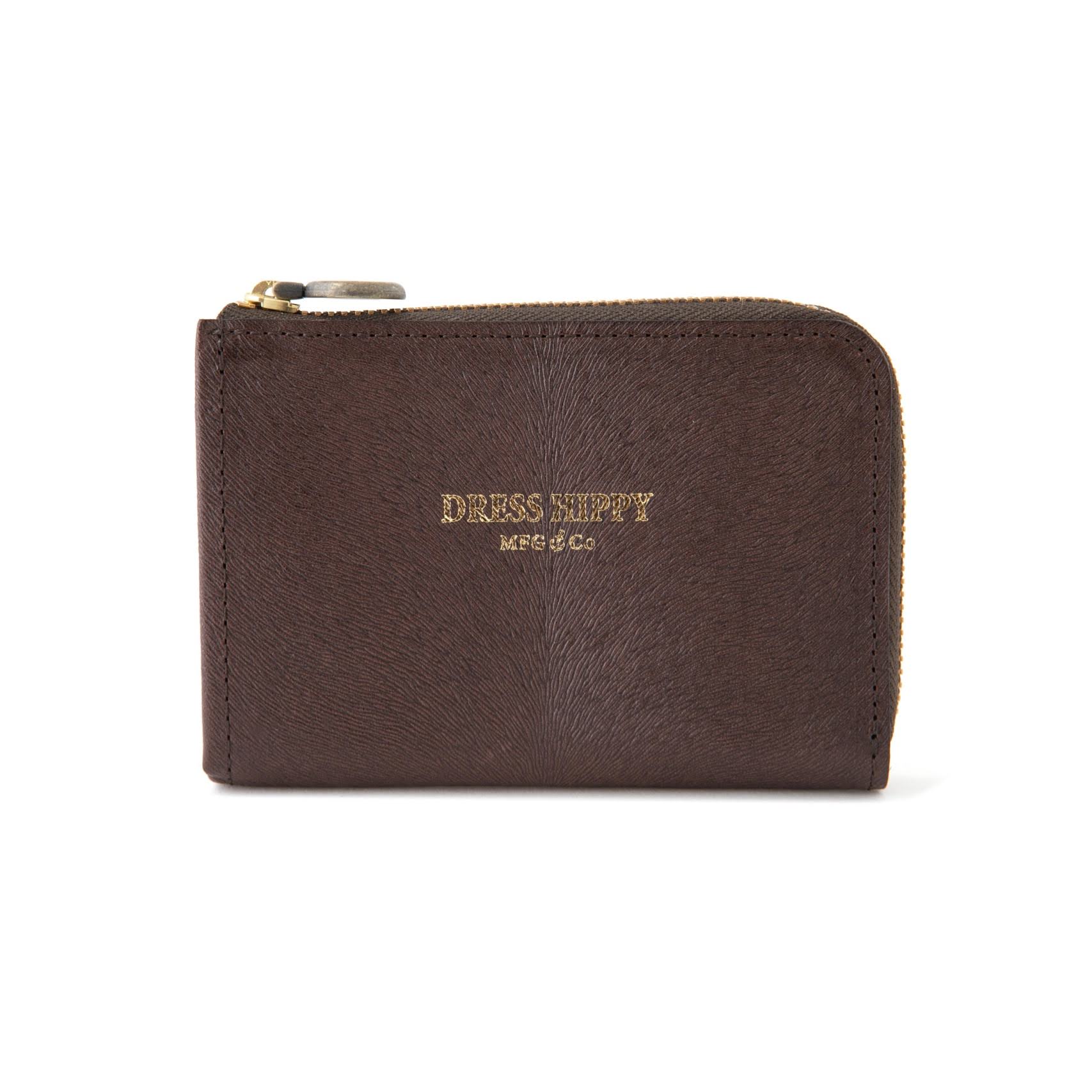 DRESS HIPPY/MINK COMPACT WALLET (BROWN)