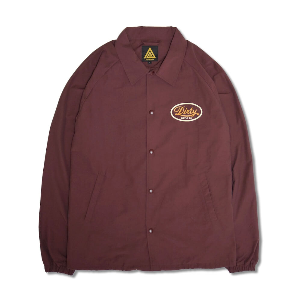 AT-DIRTY/ANYDAYS COACH JACKET (BURGUNDY)