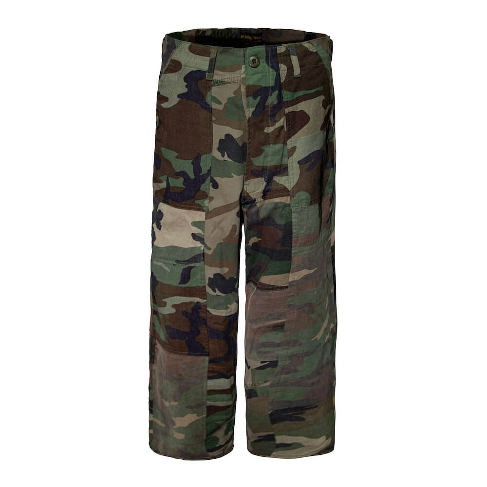 AT-DIRTY/PATCH WORK BAKER PANTS (CAMO)