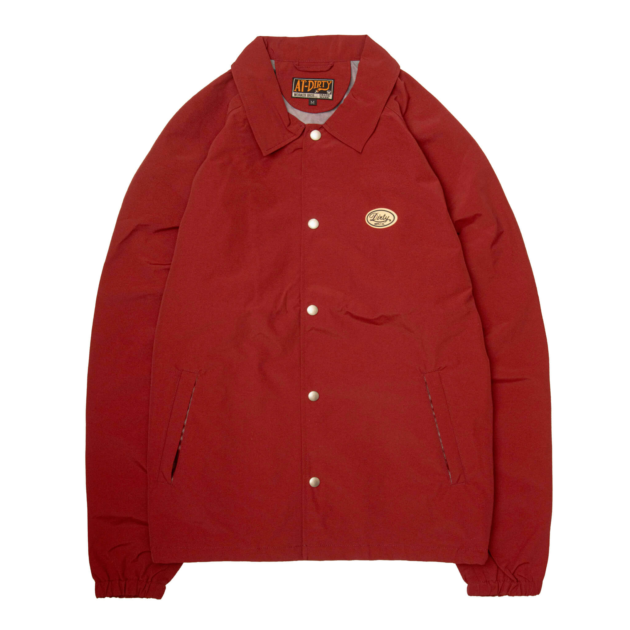 AT-DIRTY/WP COACH JACKET (RED)