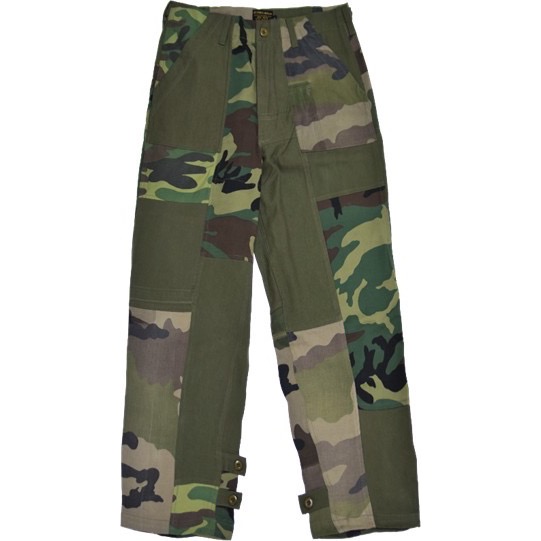 AT-DIRTY/PATCH WORK BAKER PANTS (MIX)