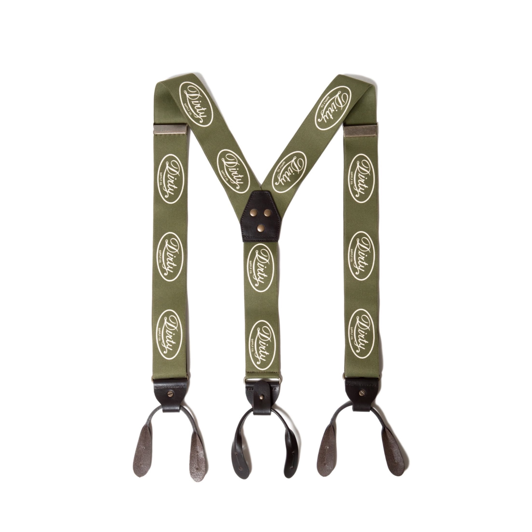 AT-DIRTY/WORKERS SUSPENDERS (GREEN)