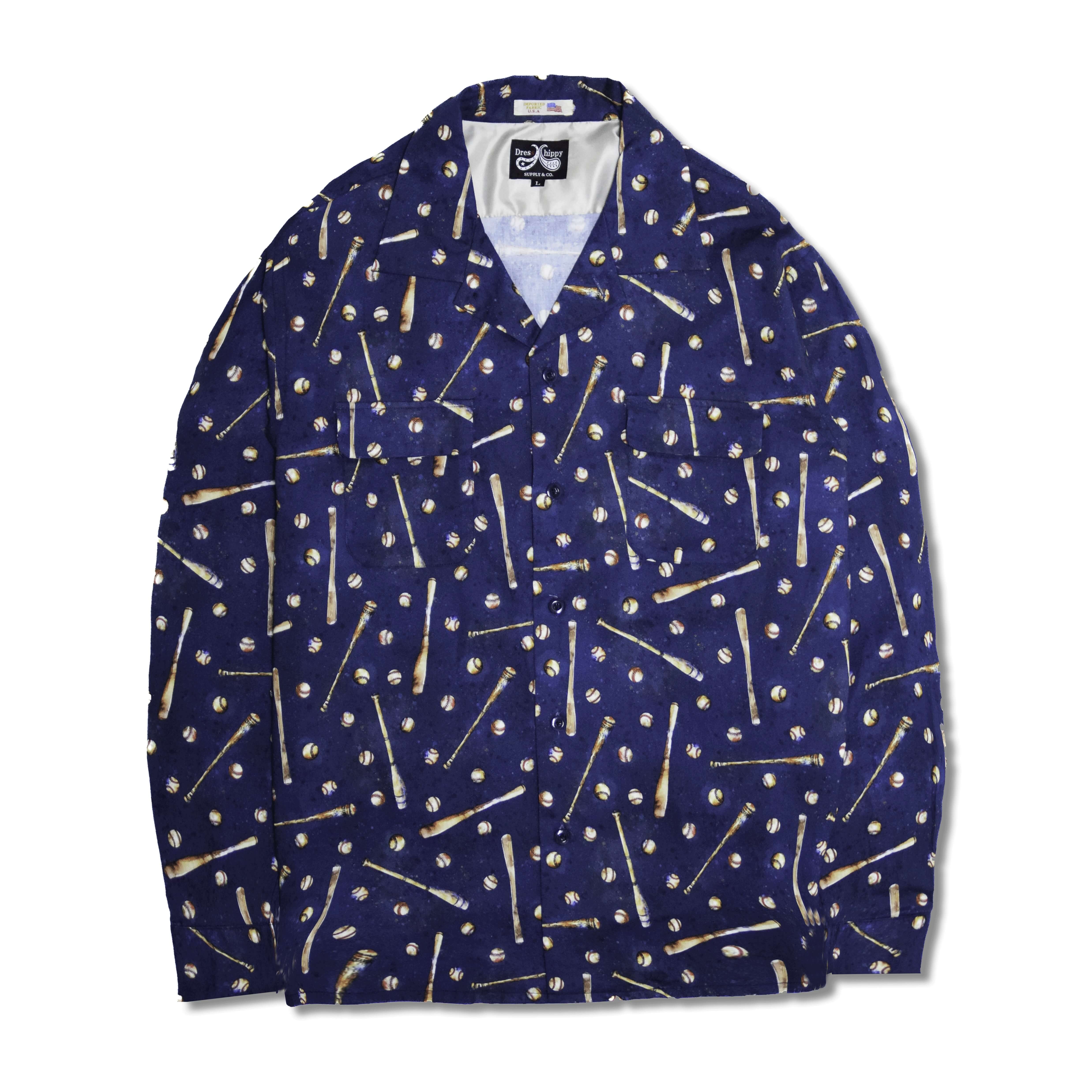 DRESS HIPPY/GOOD OLD GAME USA L/S SHIRT (NAVY)