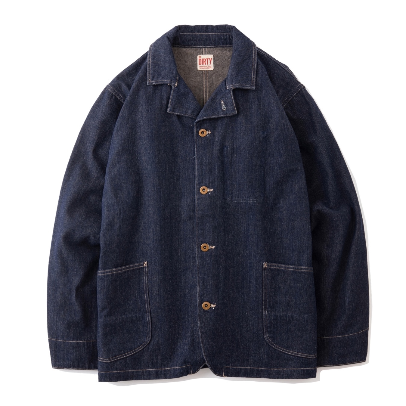 AT-DIRTY/WORKERS JACKET (B.DENIM)