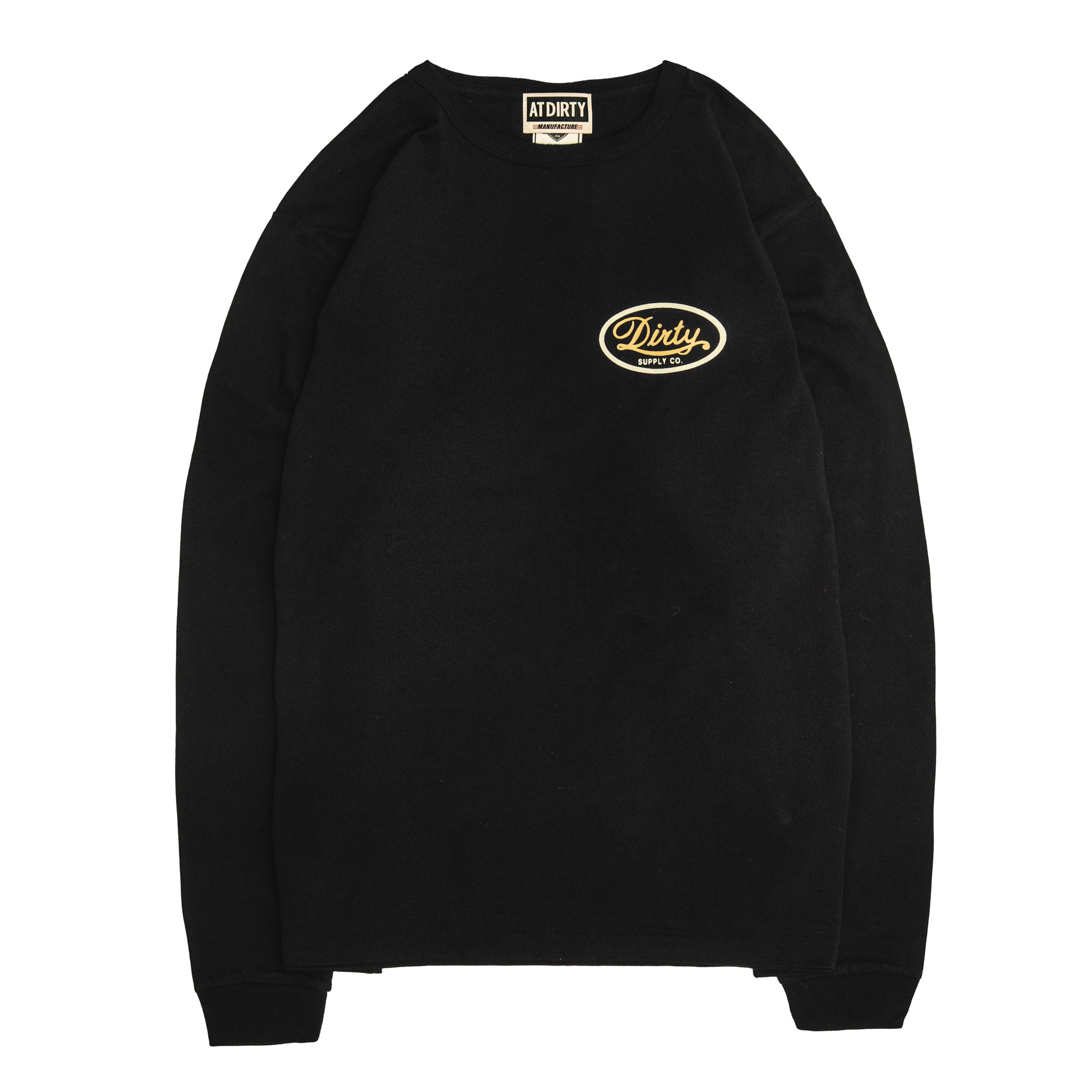 AT-DIRTY/ANY DAYS L/S TEE (BLACK)