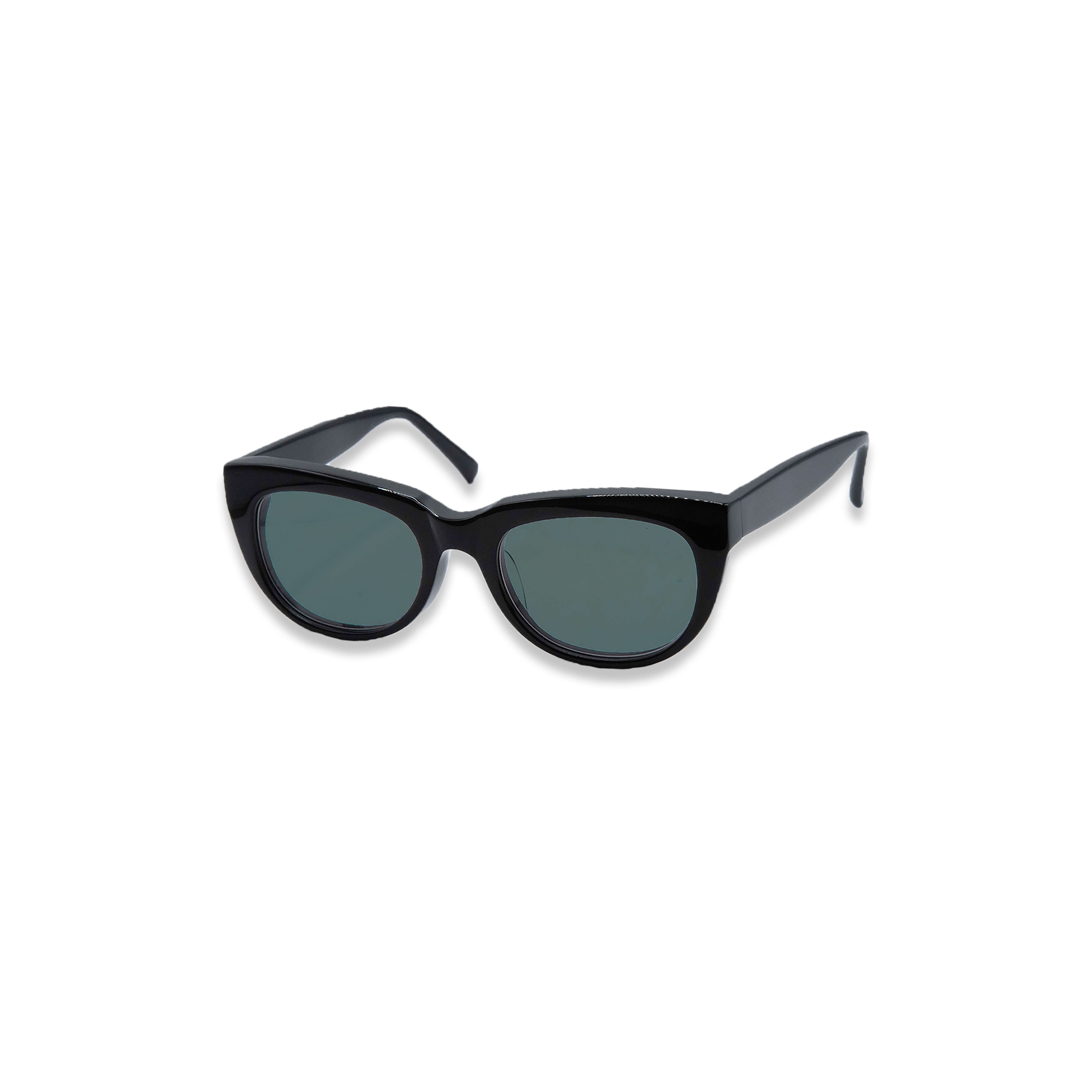 DRESS HIPPY/ DH-FOX SUNGLASSES (BLACK × D.GREEN)
