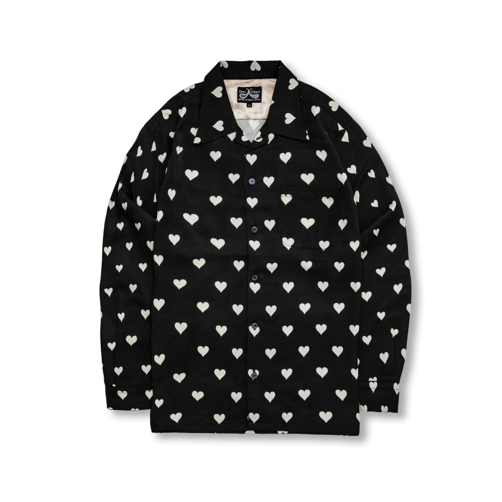 DRESS HIPPY/DH-HEART L/S SHIRT (BLACK)