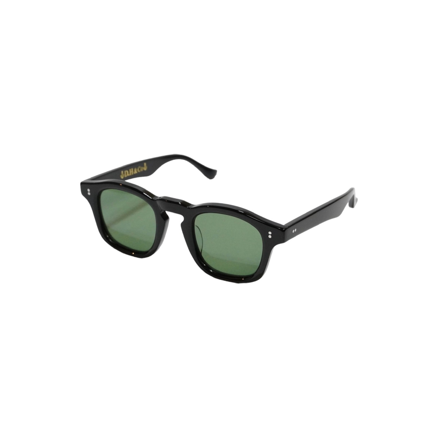 DRESS HIPPY/DH-BOSTON SUNGLASSES (BLACK × D.GREEN)