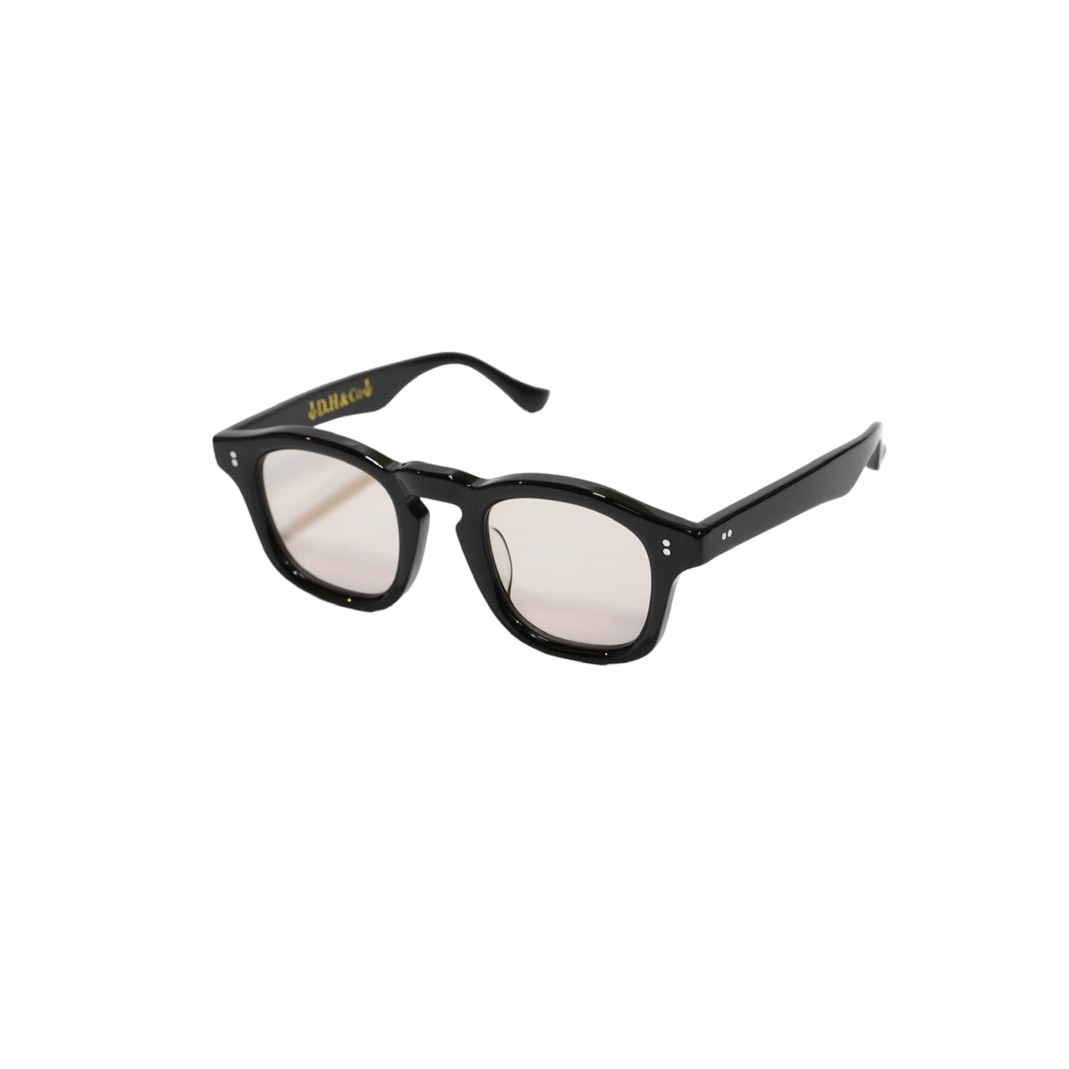 DRESS HIPPY/DH-BOSTON SUNGLASSES (BLACK × L.BROWN)
