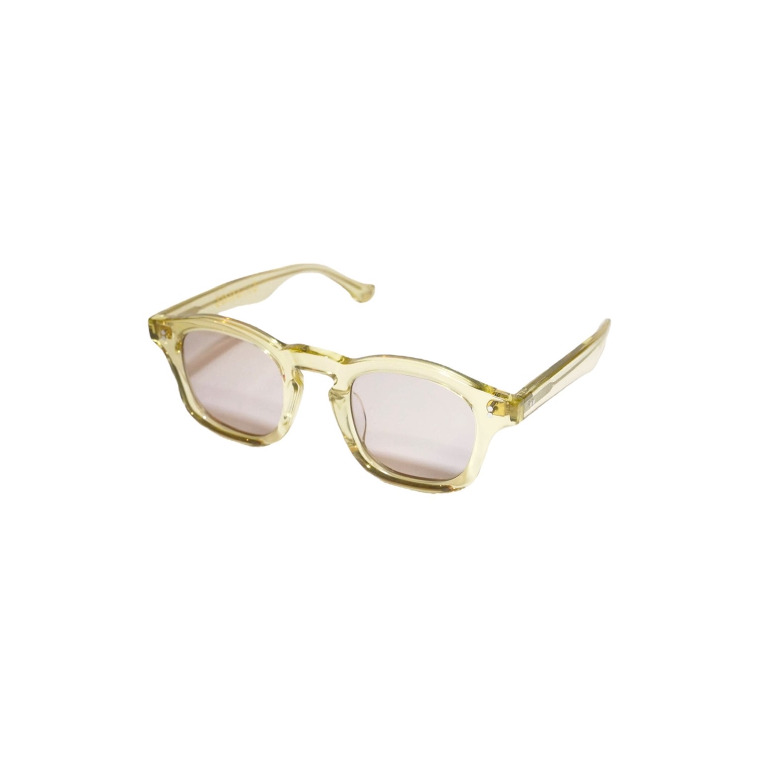 DRESS HIPPY/DH-BOSTON SUNGLASSES (Y.CLEAR × L.BROWN)