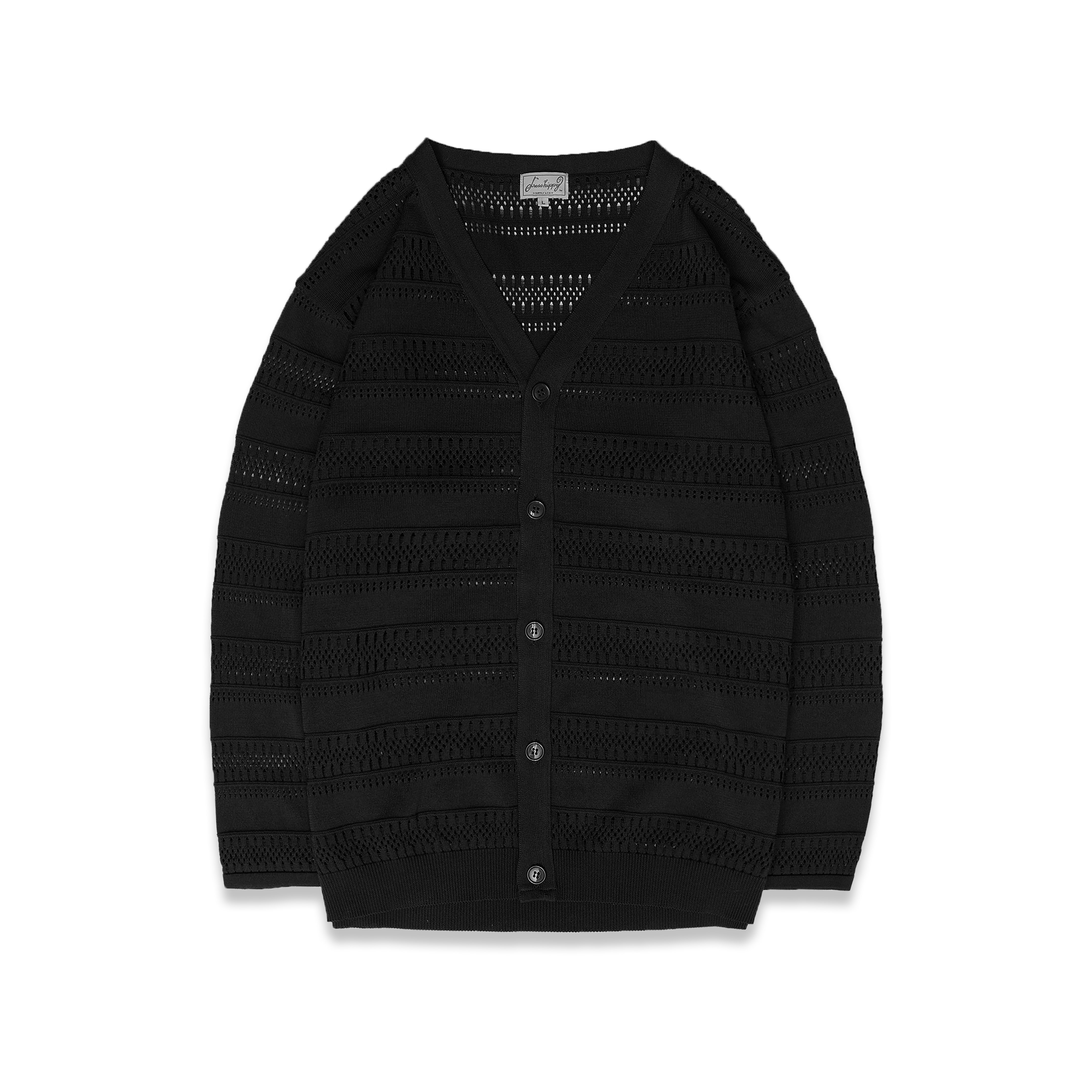 DRESS HIPPY/SEA SIDE CARDIGAN Ⅱ (BLACK)