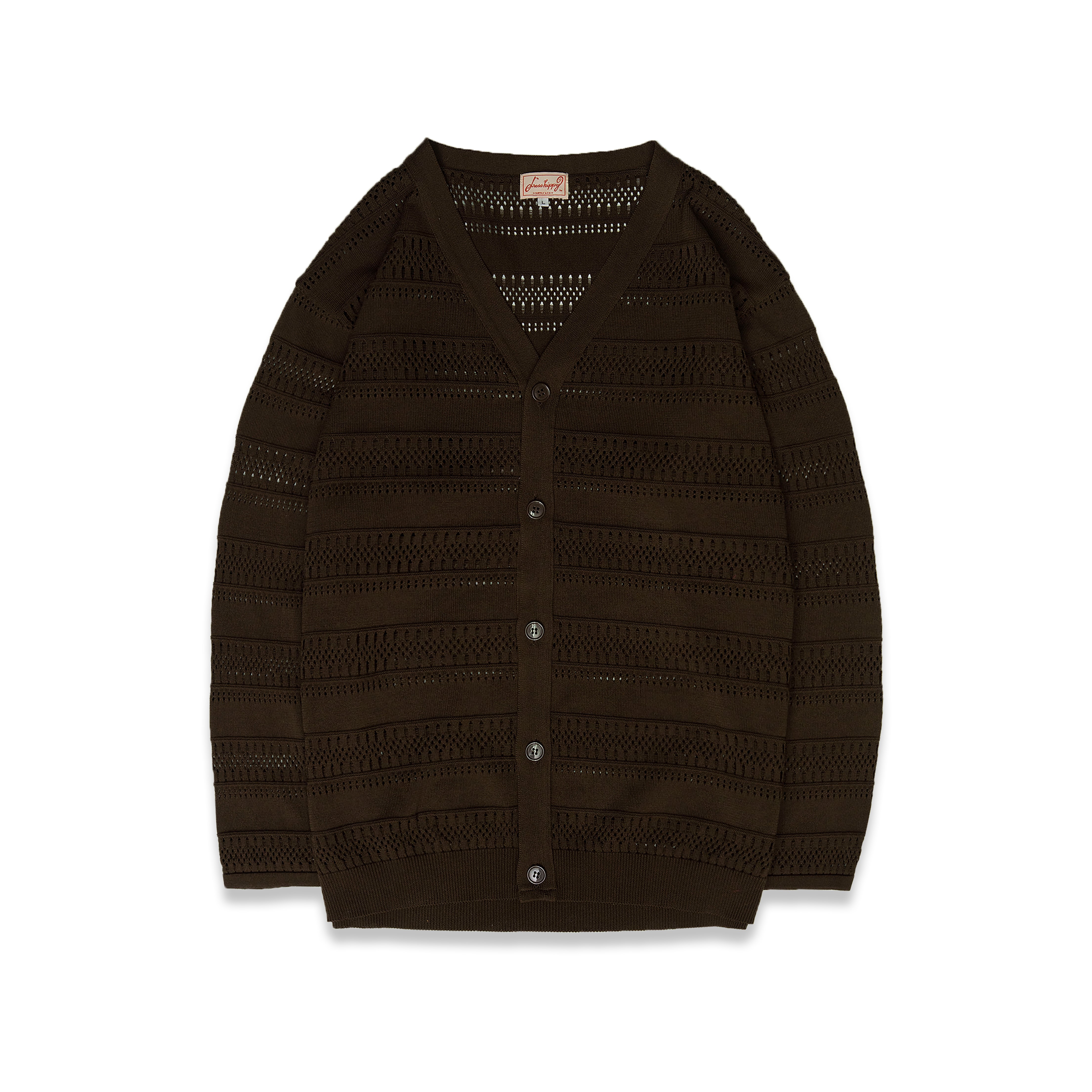 DRESS HIPPY/SEA SIDE CARDIGAN Ⅱ (BROWN)