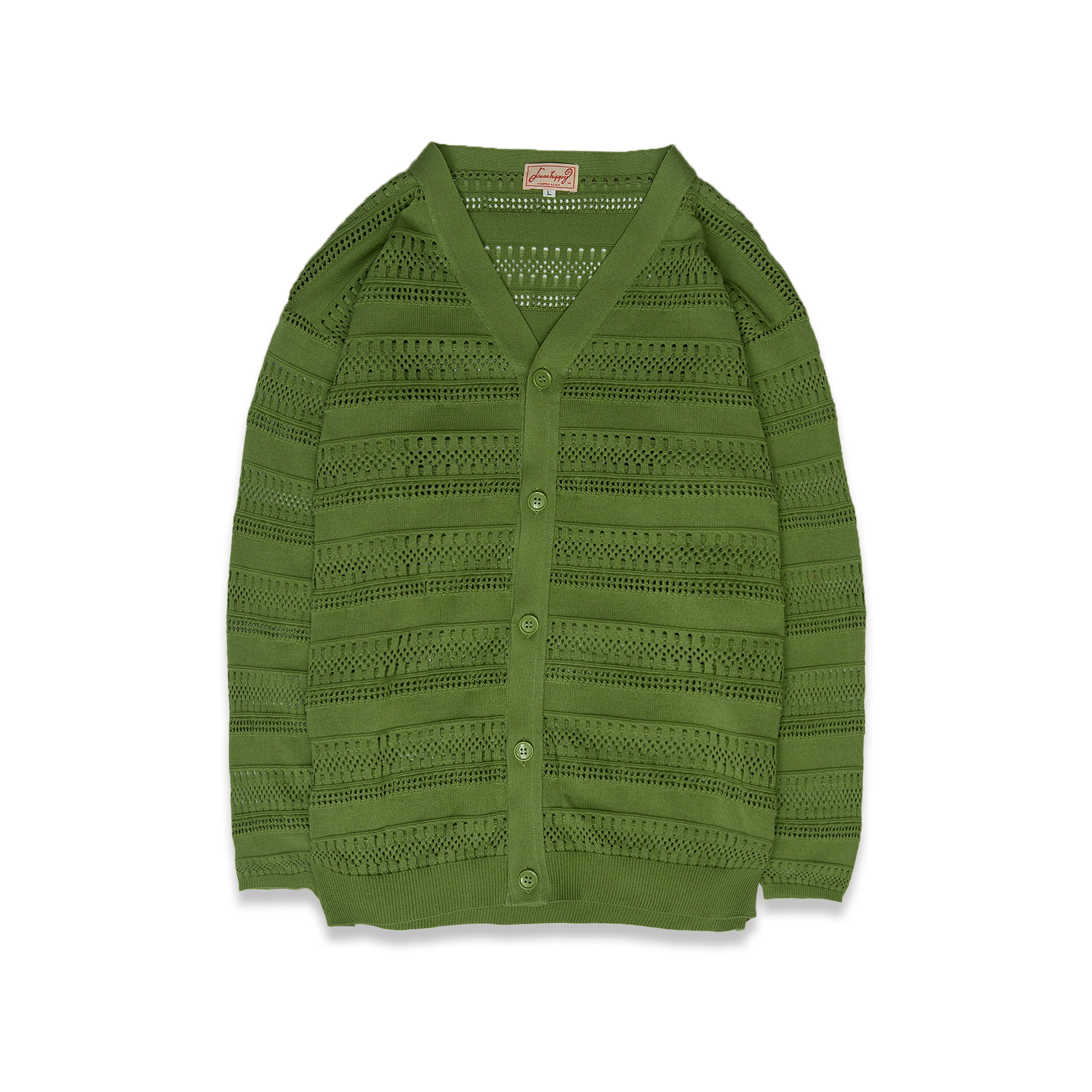 DRESS HIPPY/SEA SIDE CARDIGAN Ⅱ (L.GREEN)