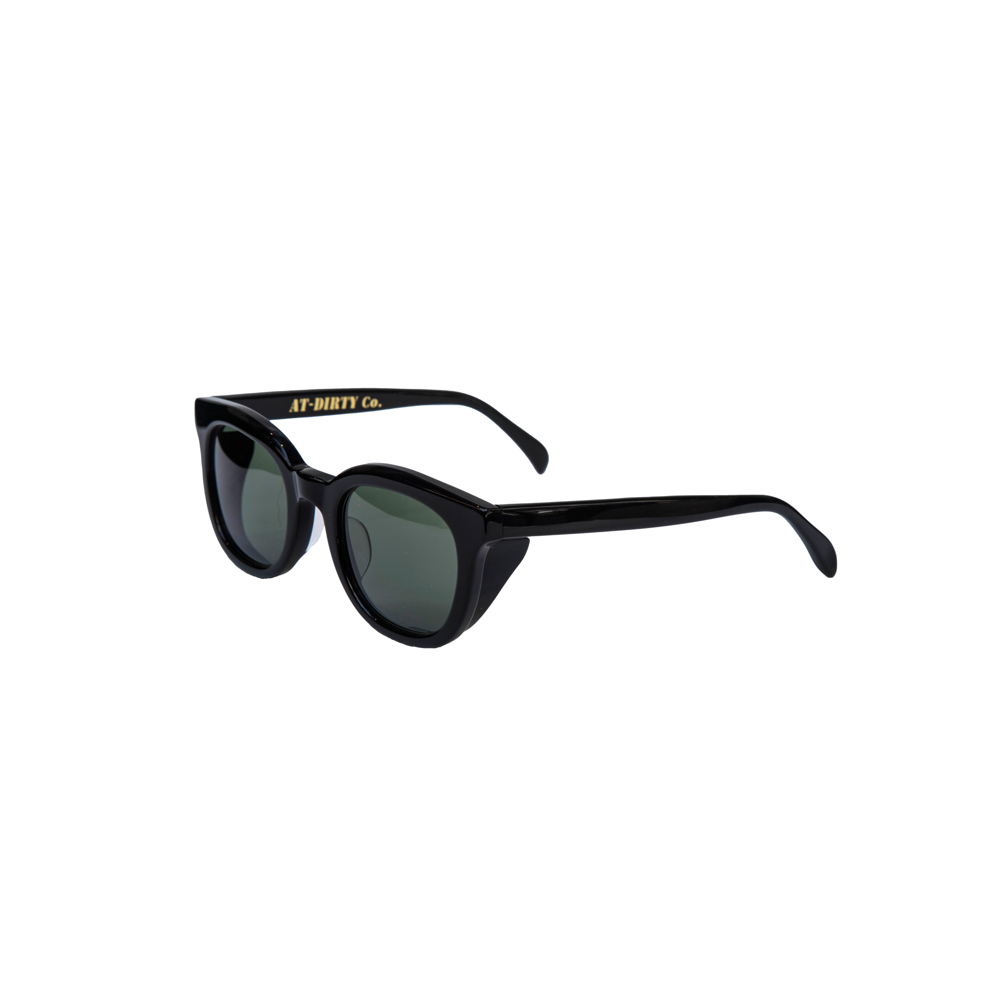 AT-DIRTY/WINDY SUNGLASSES (BLACK × D.GREEN)