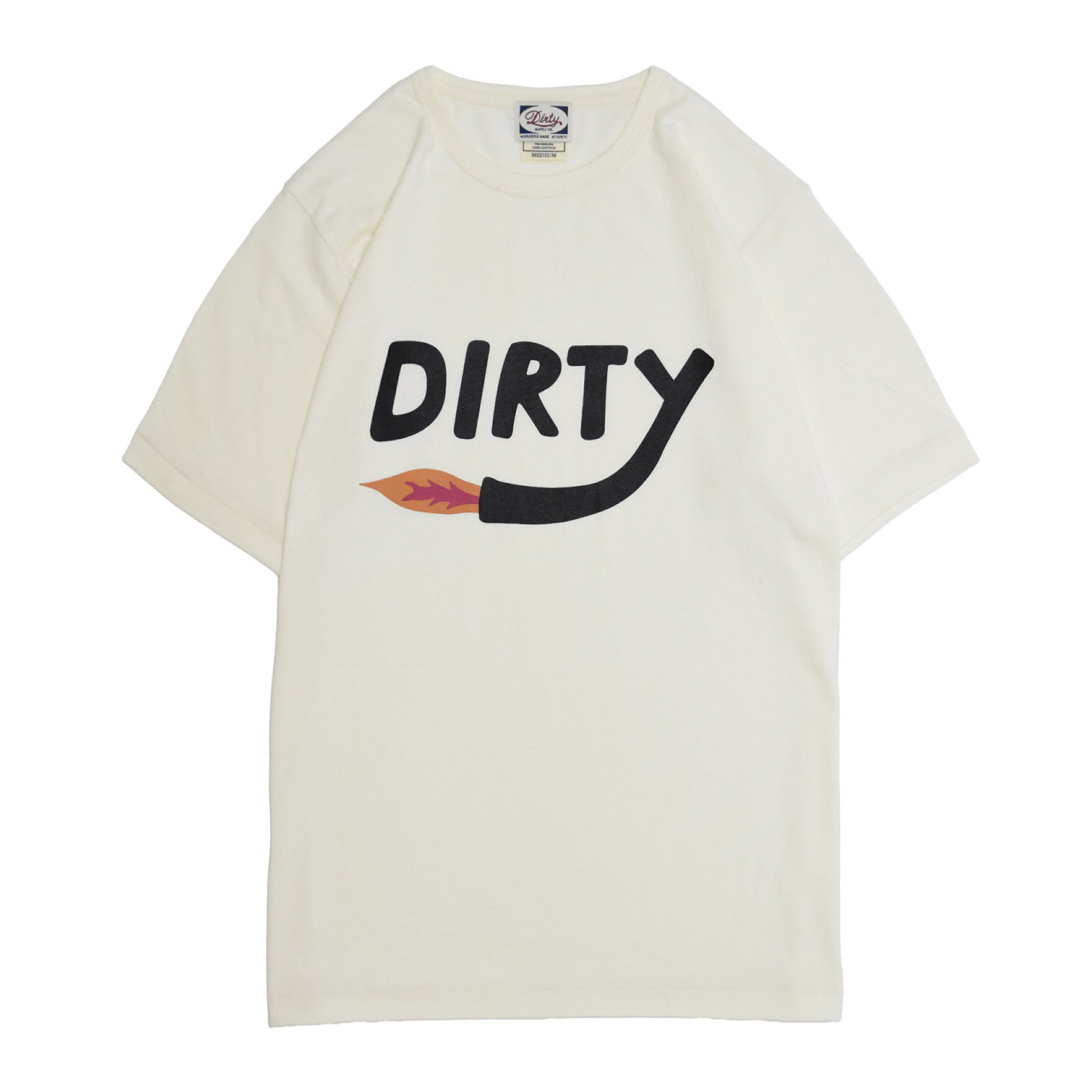 New name！ / AT-DIRTY/DIRTY FIRE S/S TEE (NATURAL)