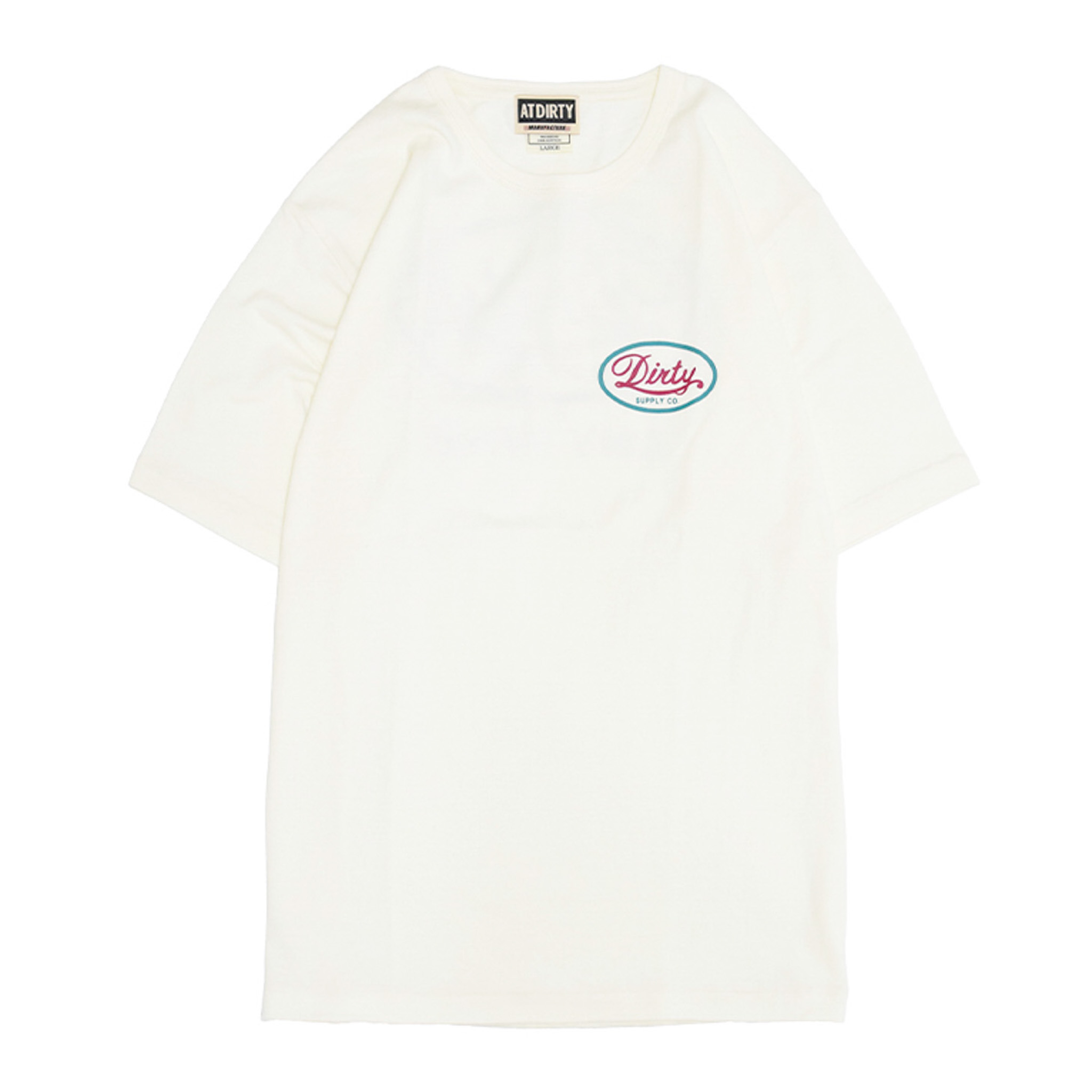 AT-DIRTY/ANYDAYS S/S TEE (NATURAL)
