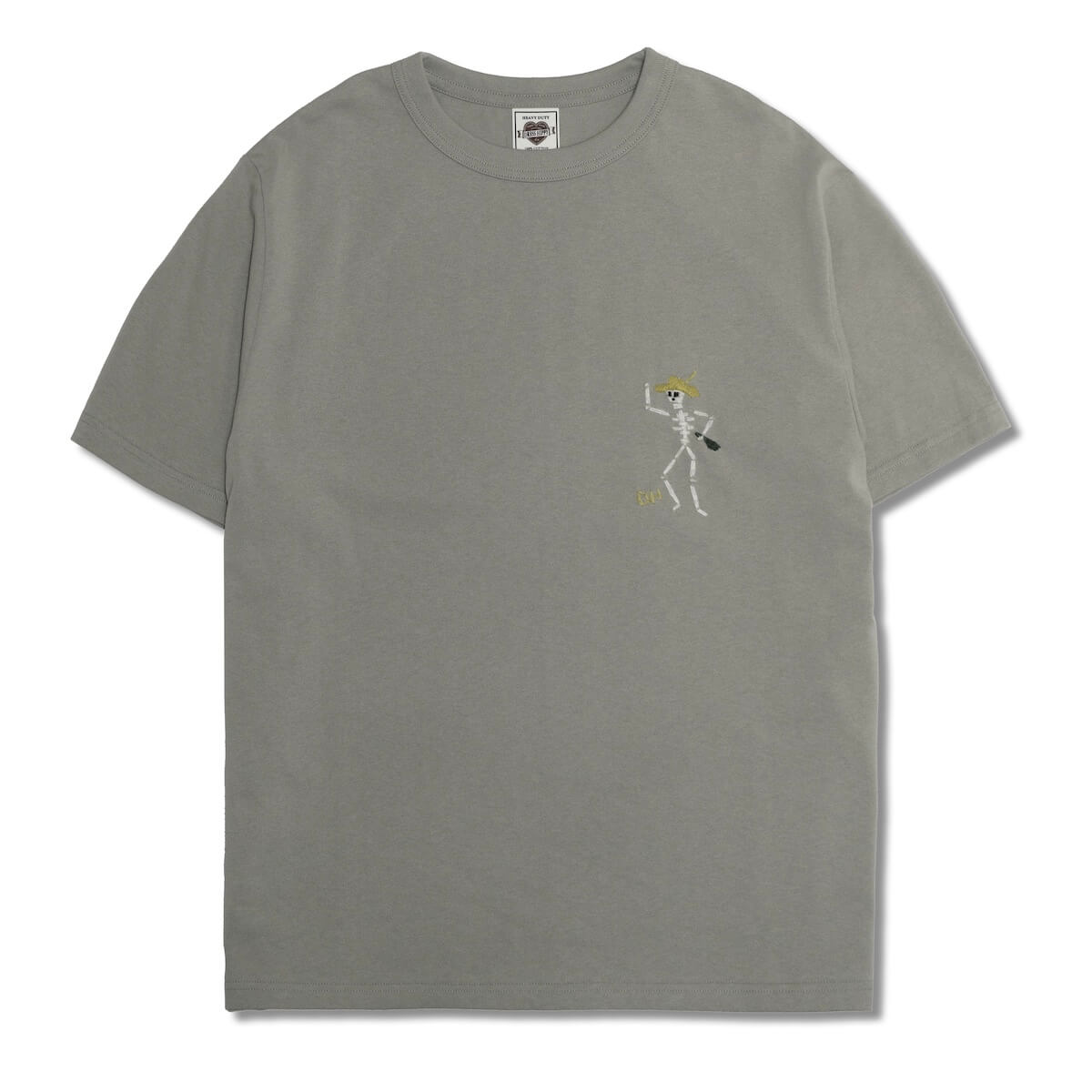 DRESS HIPPY/DH-HEAVY S/S TEE (SKULL GRAY)
