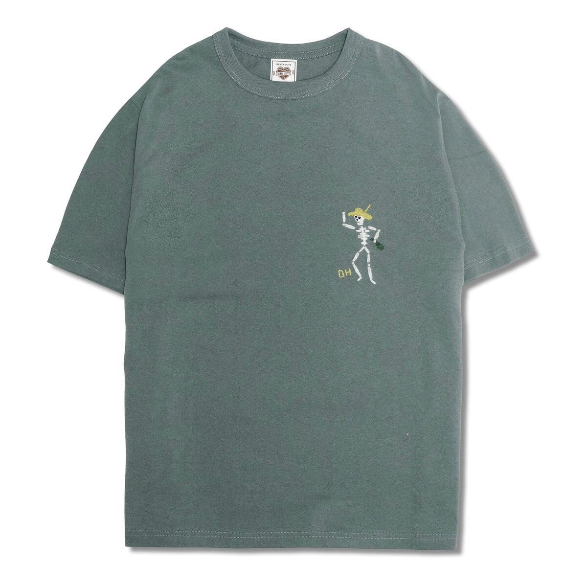 DRESS HIPPY/DH-HEAVY S/S TEE (SKULL BLUE GREEN)