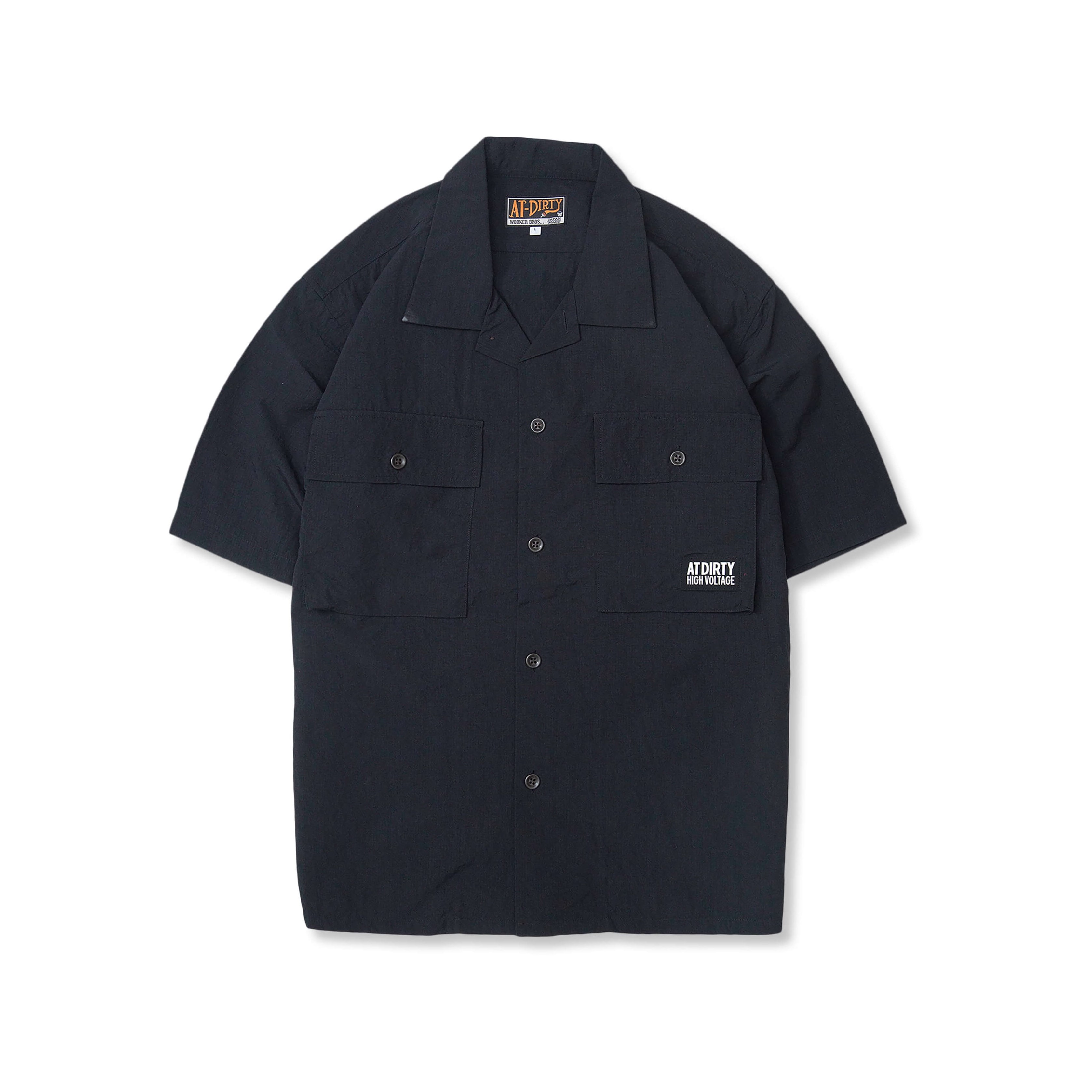 AT-DIRTY/MILDOOR S/S SHIRT (BLACK)