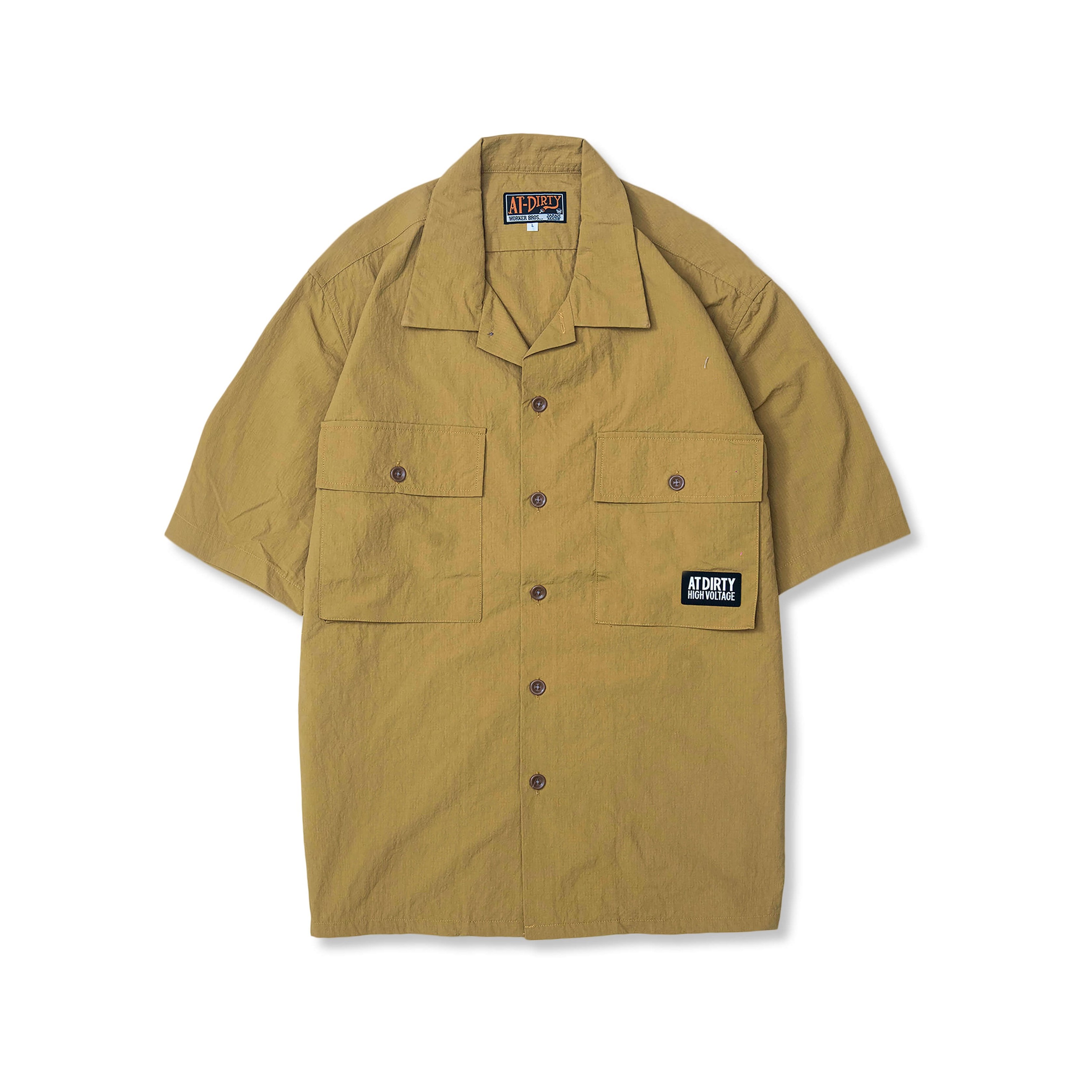 AT-DIRTY/MILDOOR S/S SHIRT (MUSTARD)