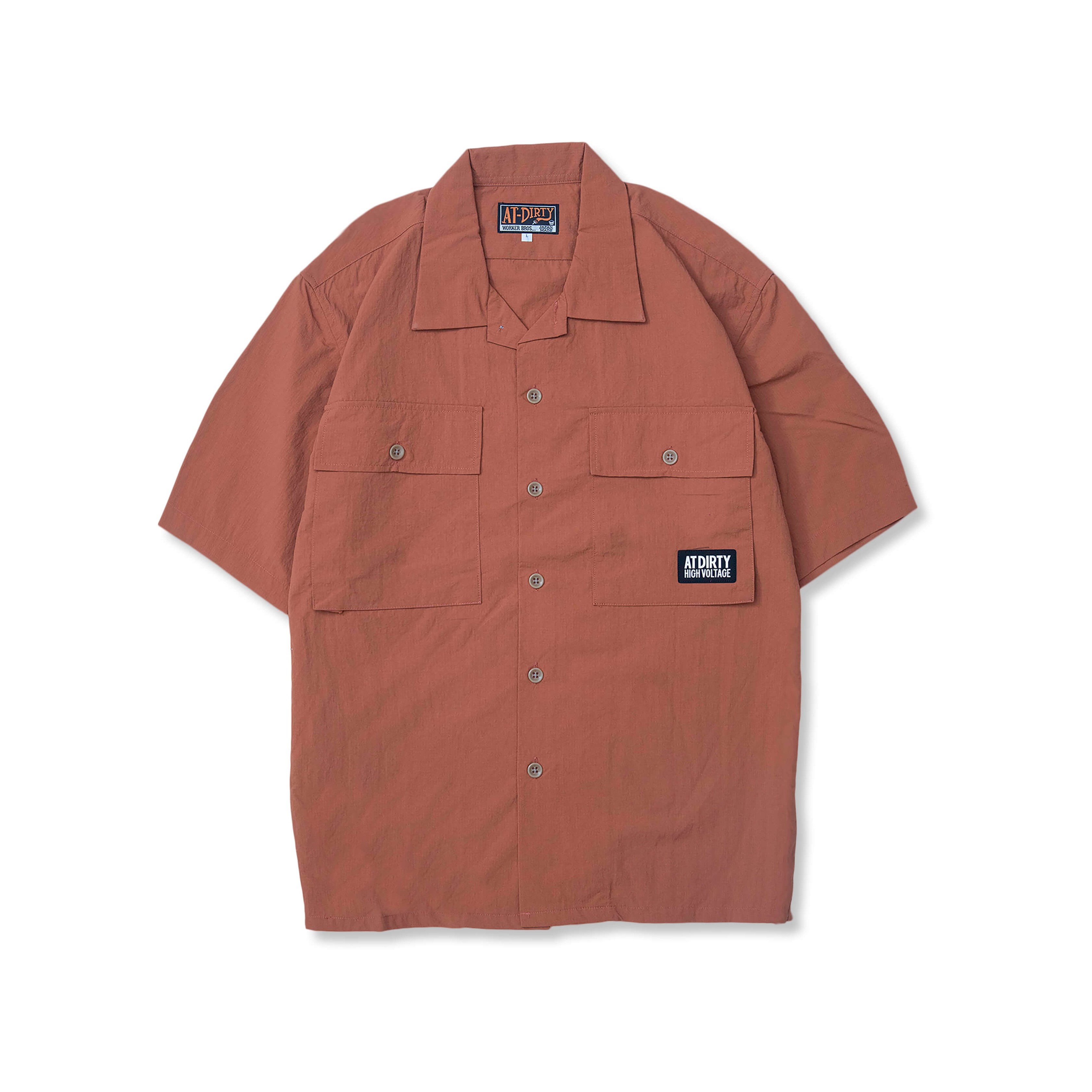 AT-DIRTY/MILDOOR S/S SHIRT (ORANGE)