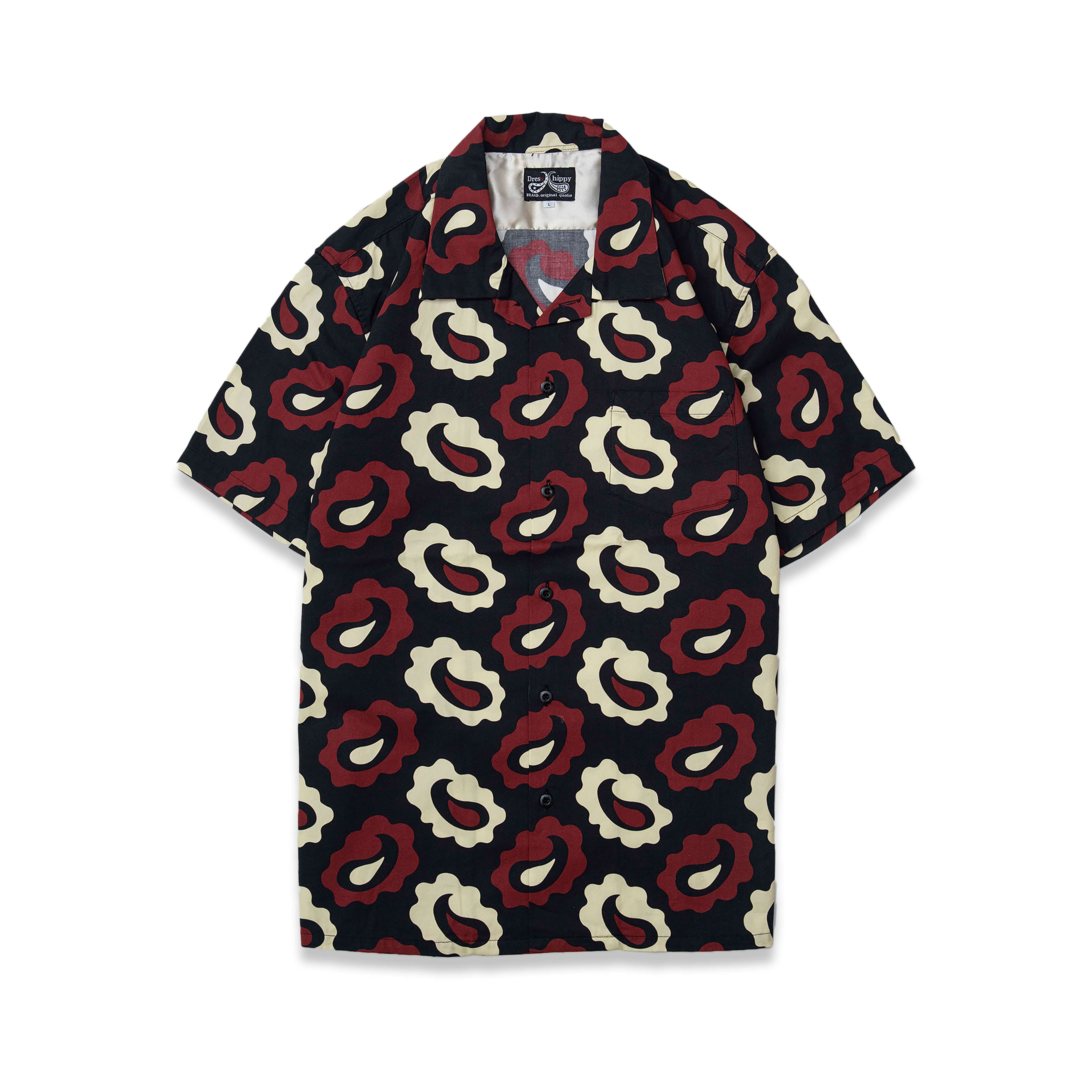 DRESS HIPPY/PAISLEY S/S SHIRT (RED)