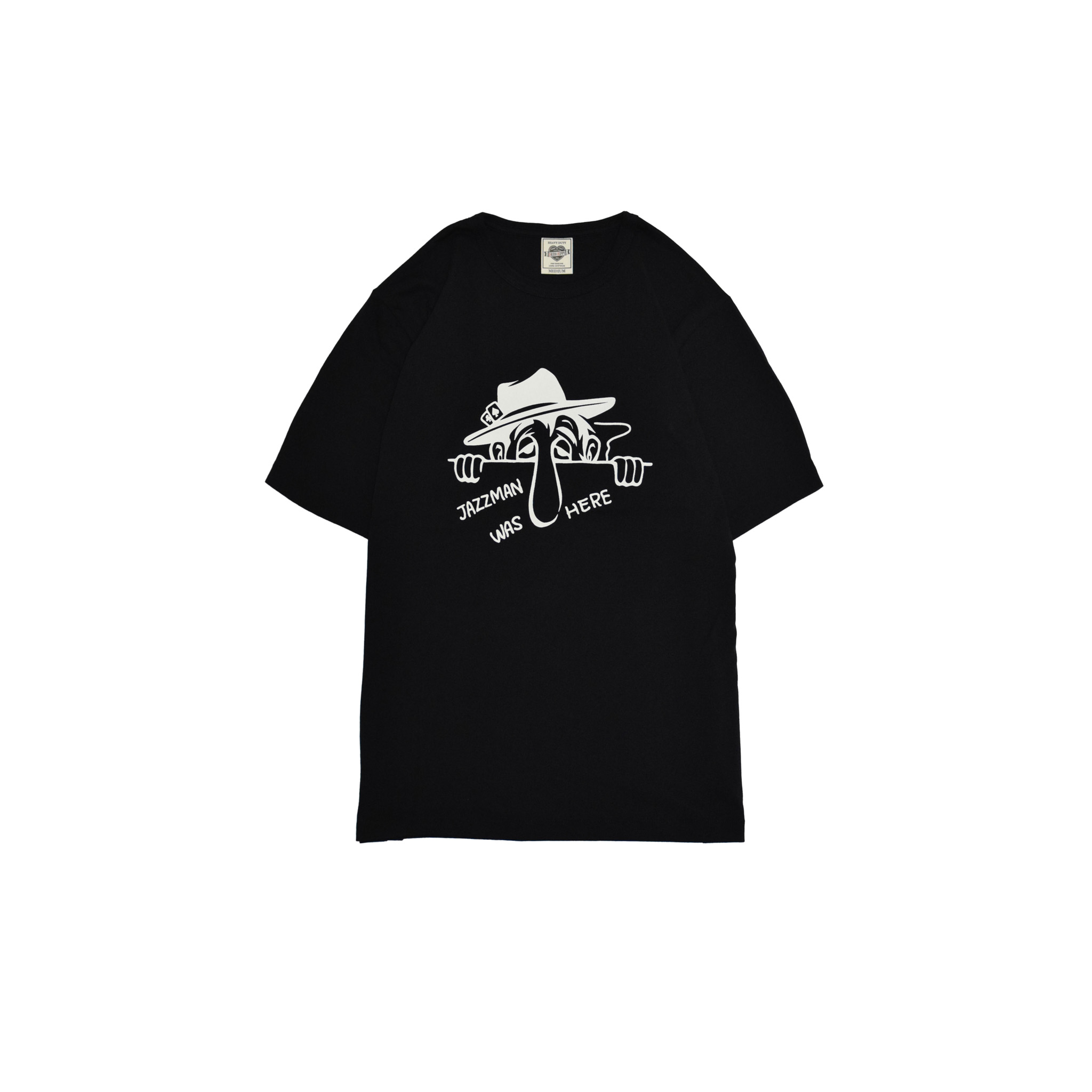 DRESS HIPPY/JAZZ MAN WAS HERE S/S TEE (BLACK)
