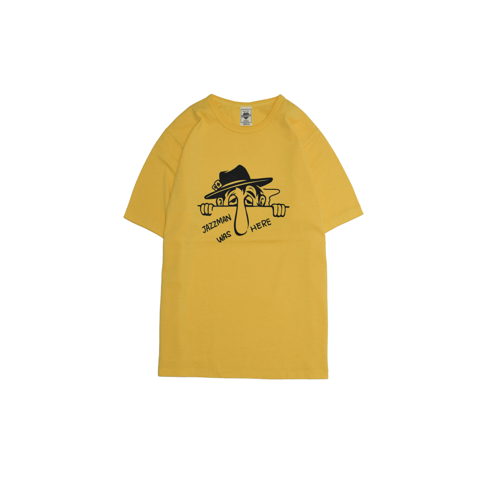 DRESS HIPPY/JAZZ MAN WAS HERE S/S TEE (YELLOW)