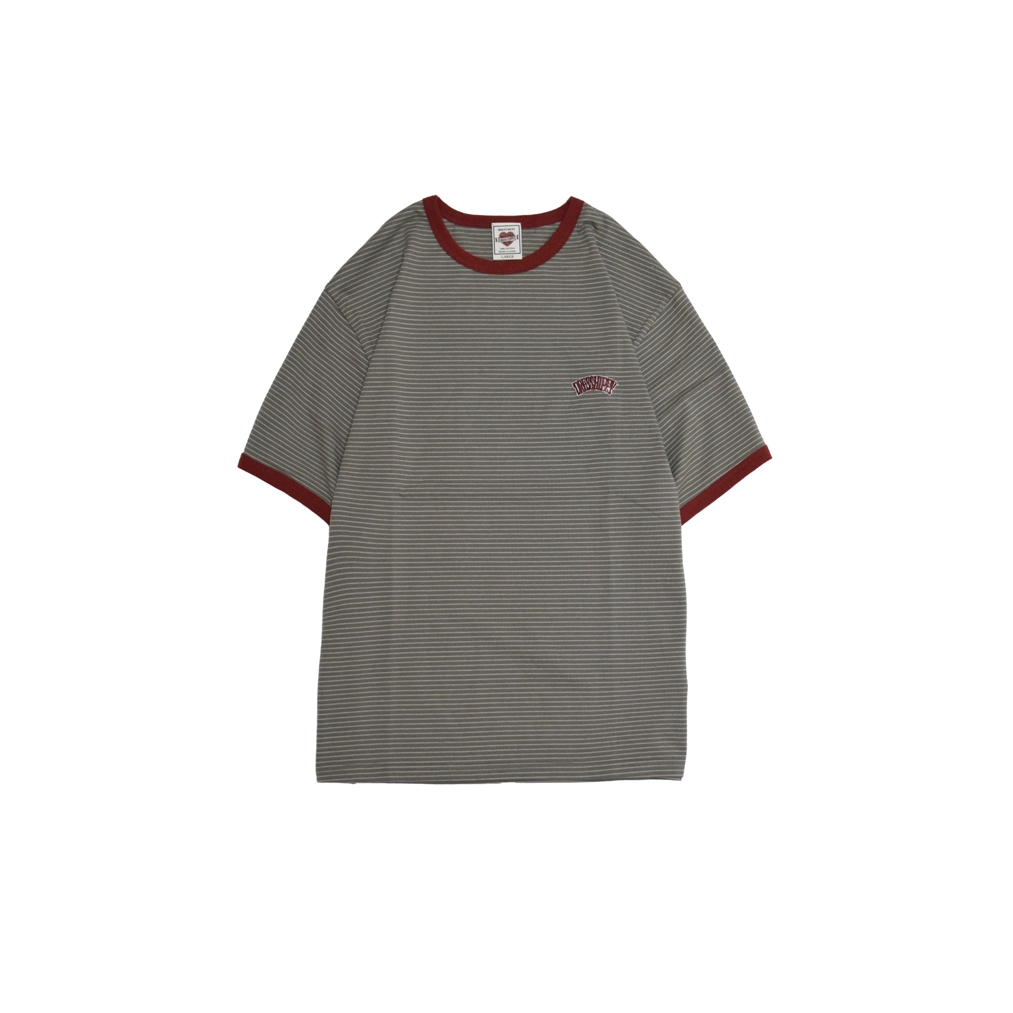 DRESS HIPPY/HUNTINGTON RINGER S/S TEE (GREIGE)