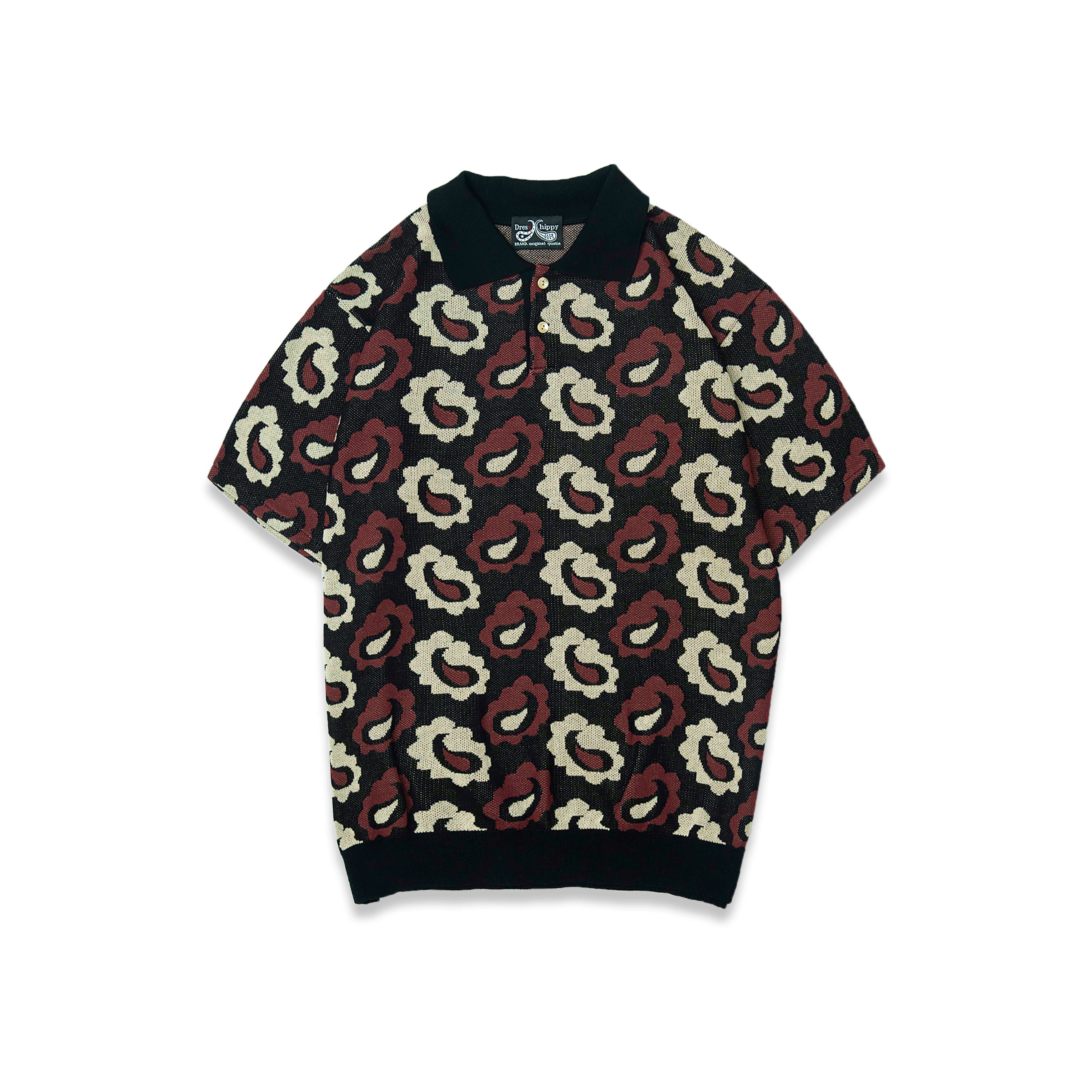 DRESS HIPPY/DH-PAISLEY POLO (RED)
