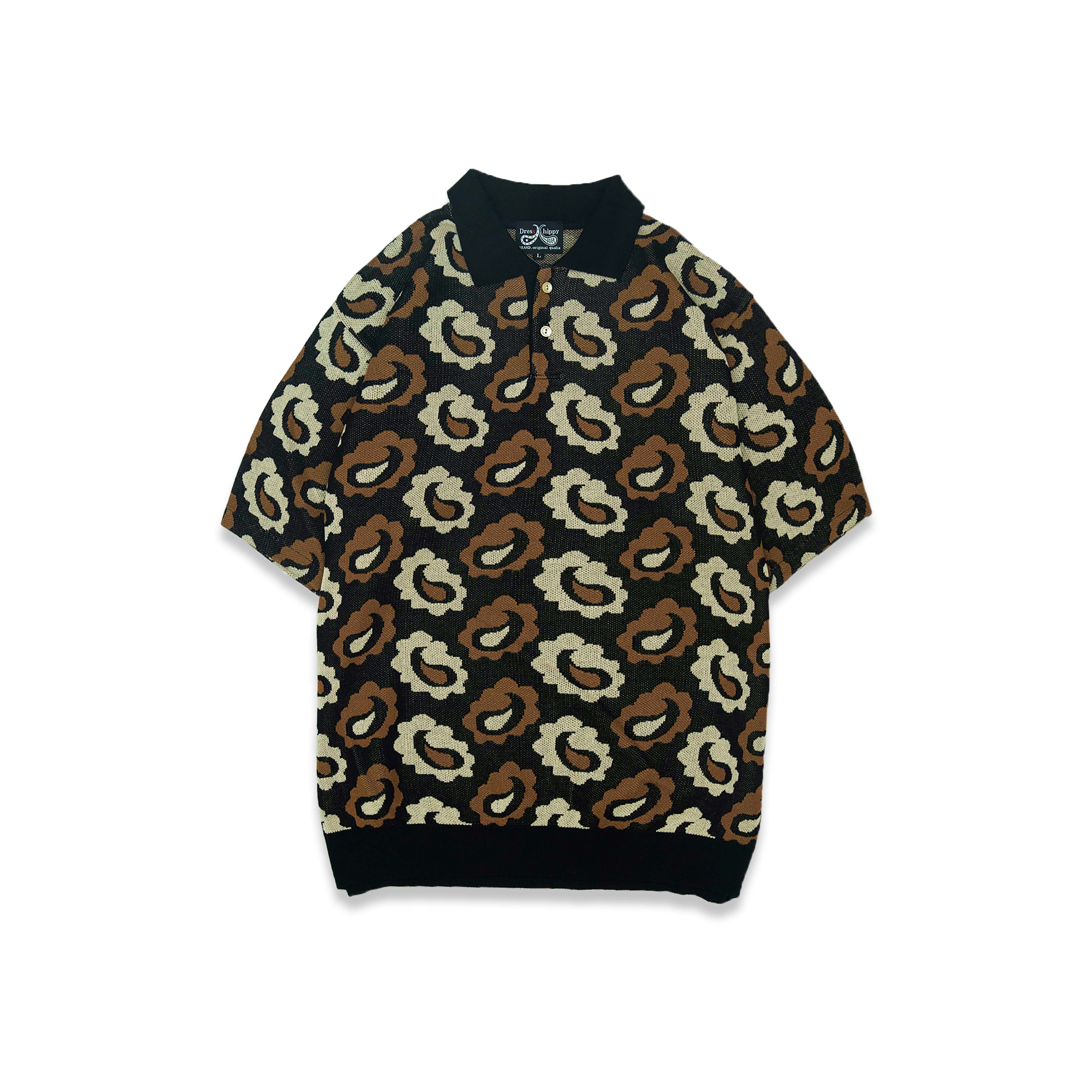 DRESS HIPPY/DH-PAISLEY POLO (MUSTARD)