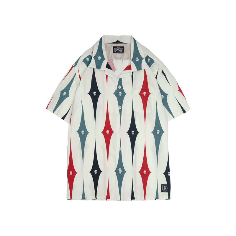 DRESS HIPPY/50s SKULL S/S SHIRT (NATURAL)