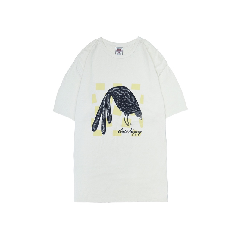 DRESS HIPPY/TROPICAL BIRD (I) S/S TEE (NATURAL)