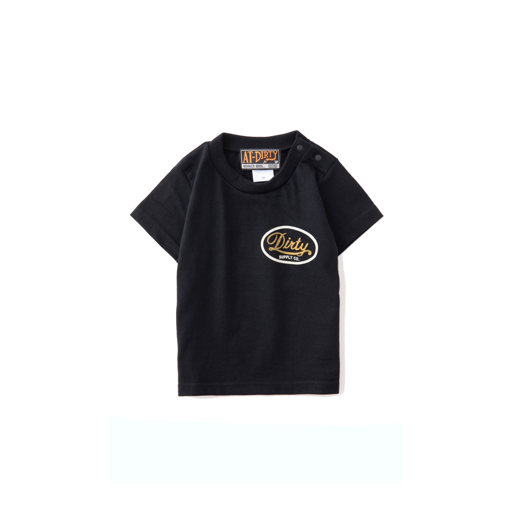 AT-DIRTY/ANY DAYS S/S KIDS TEE (BLACK)