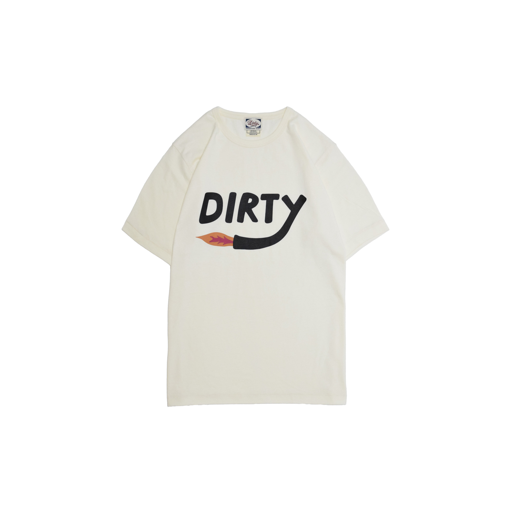 AT-DIRTY/DIRTY FIRE S/S TEE (NATURAL)
